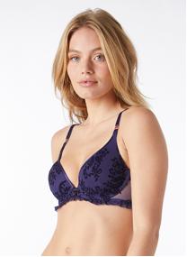 Brassières Soutien-gorge ampliforme coques moulées bleu marine Festival femme bleu Brigitte Bardot Brassières Soutien-gorge ampliforme coques moulées bleu marine Festival femme bleu Bleu
