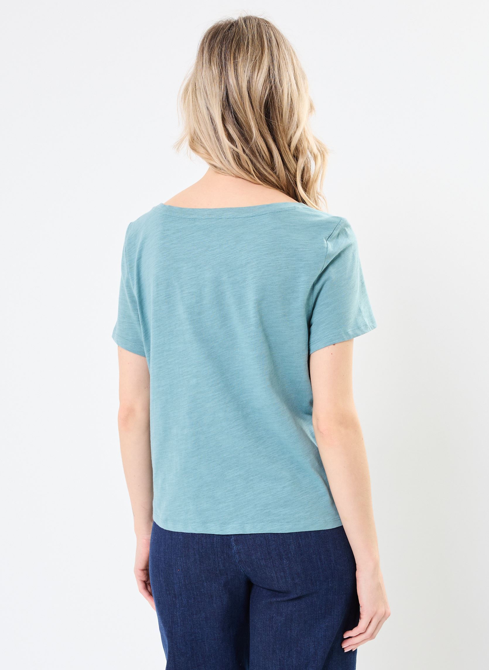 Tee-shirts manches courtes TEXAS femme vert MADE BY Tee-shirts manches courtes TEXAS femme vert TRELLIS