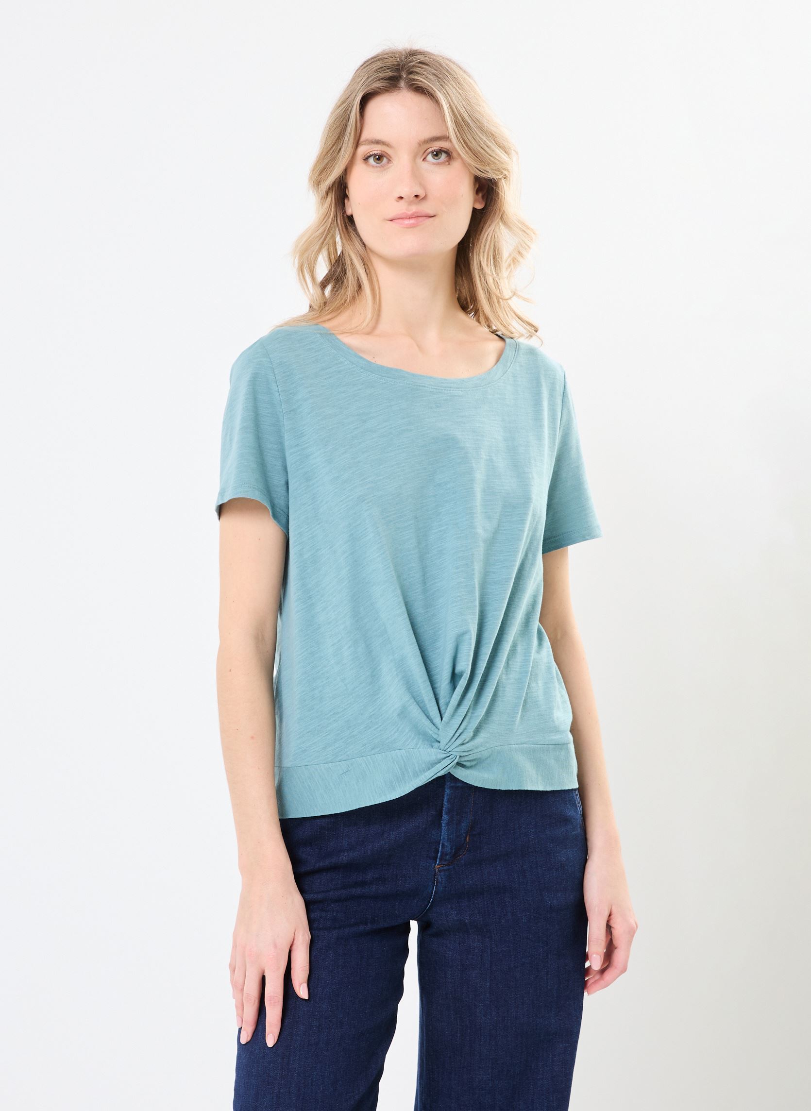 Tee-shirts manches courtes TEXAS femme vert MADE BY Tee-shirts manches courtes TEXAS femme vert TRELLIS