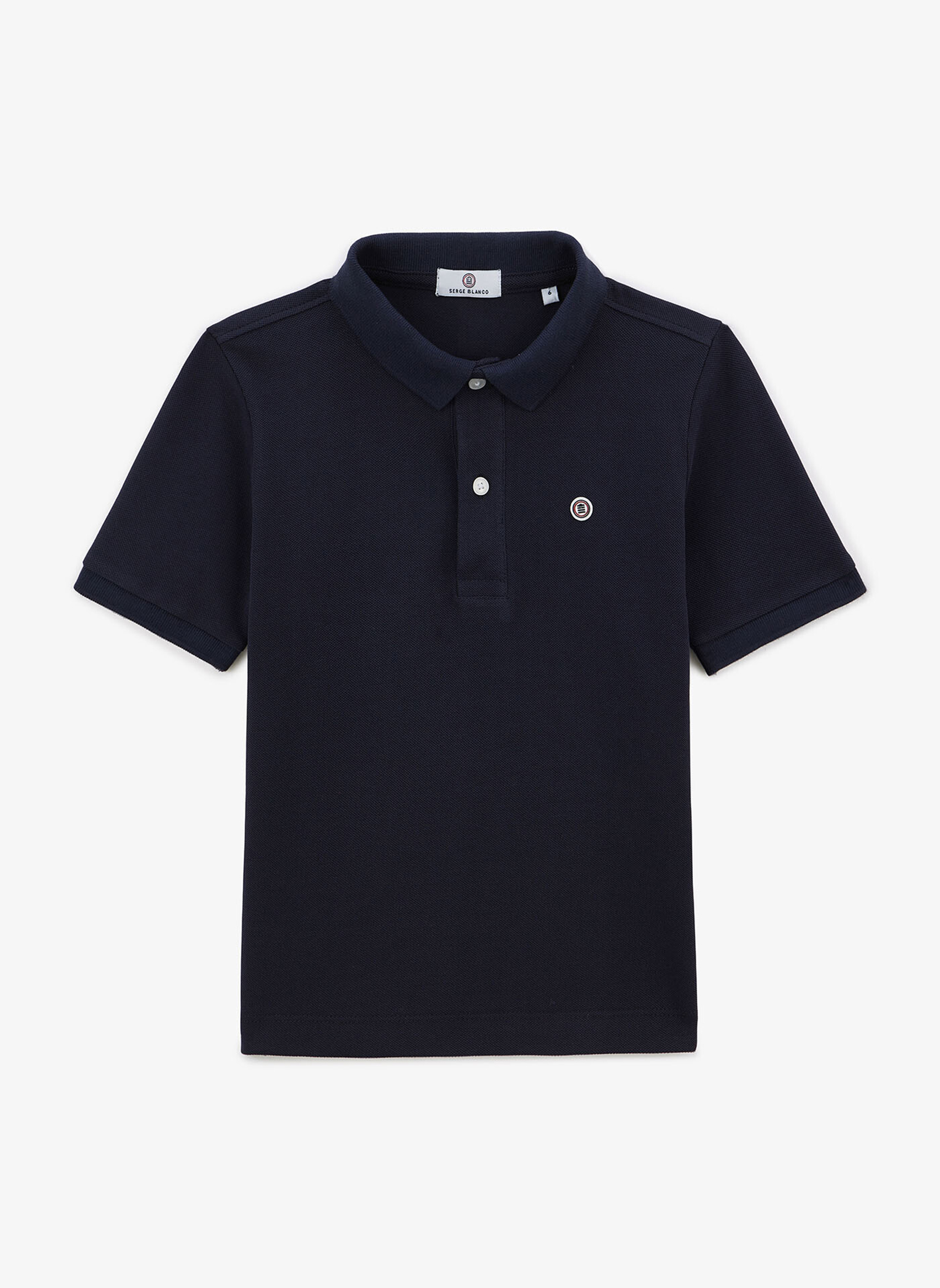 Polos Lucas garçon bleu Serge Blanco Polos Lucas garçon bleu Bleu foncé