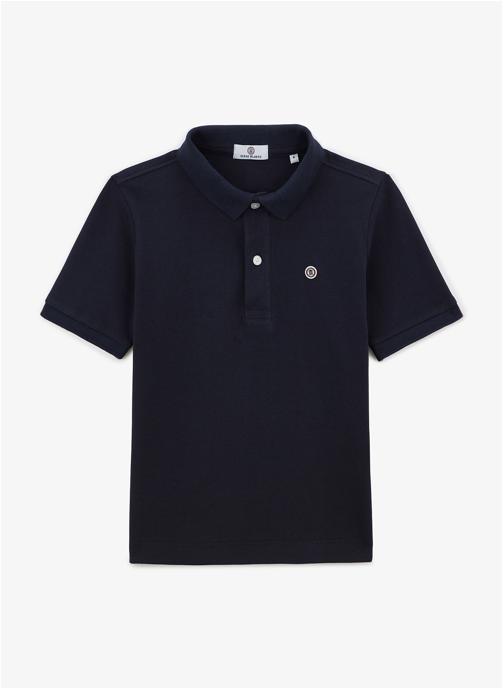 Serge Blanco Polos Lucas garçon bleu