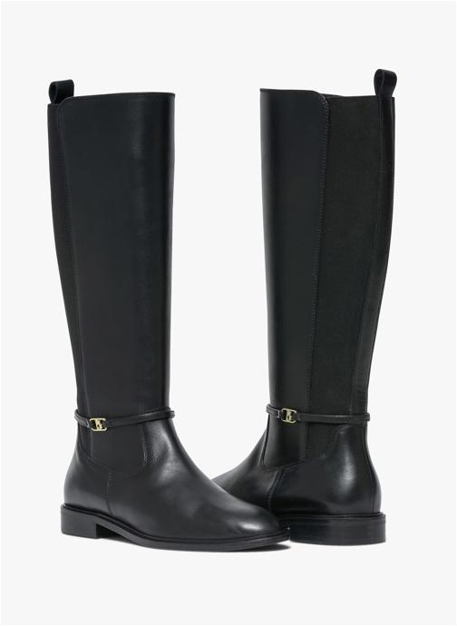 Bocage Bottes Cuir Femme Qualité Bocage OPHELIA (Noir) Bottes