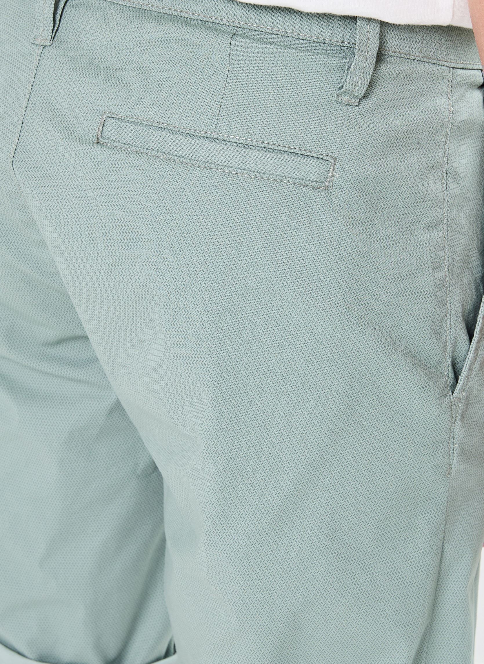 Bermuda-Shorts SLIMANE SHORT herren grün Marvin&Co Bermuda-Shorts SLIMANE SHORT herren grün IMP_MICRO1BERG