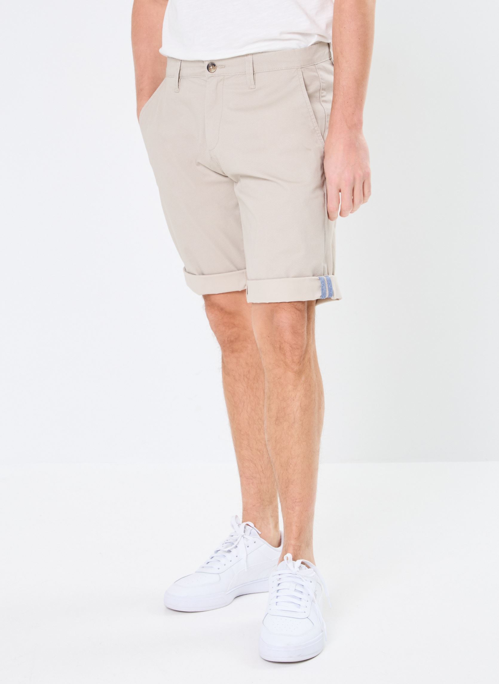 Bermudas SLIMANE SHORT homme beige Marvin&Co Bermudas SLIMANE SHORT homme beige IMP_MICRODOVE