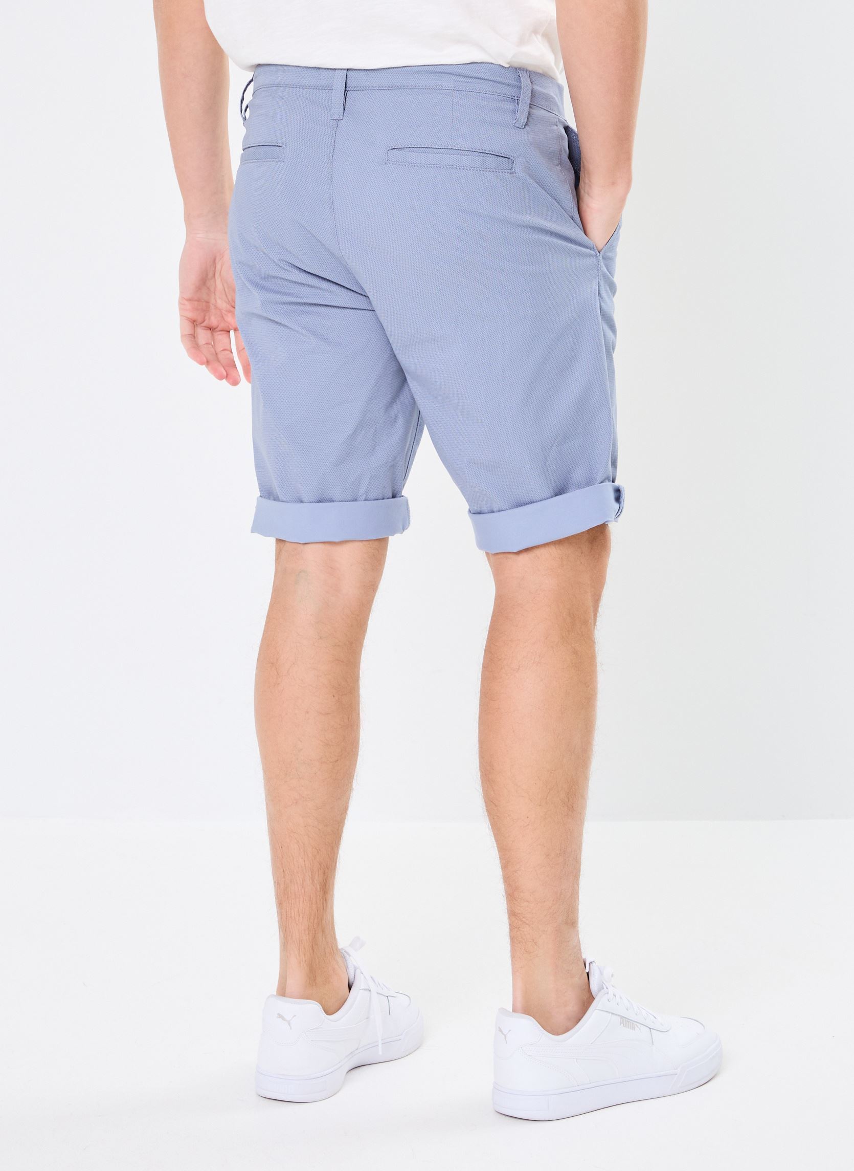 Bermuda's SLIMANE SHORT heren blauw Marvin&Co Bermuda's SLIMANE SHORT heren blauw IMP_MICRO1BLEU
