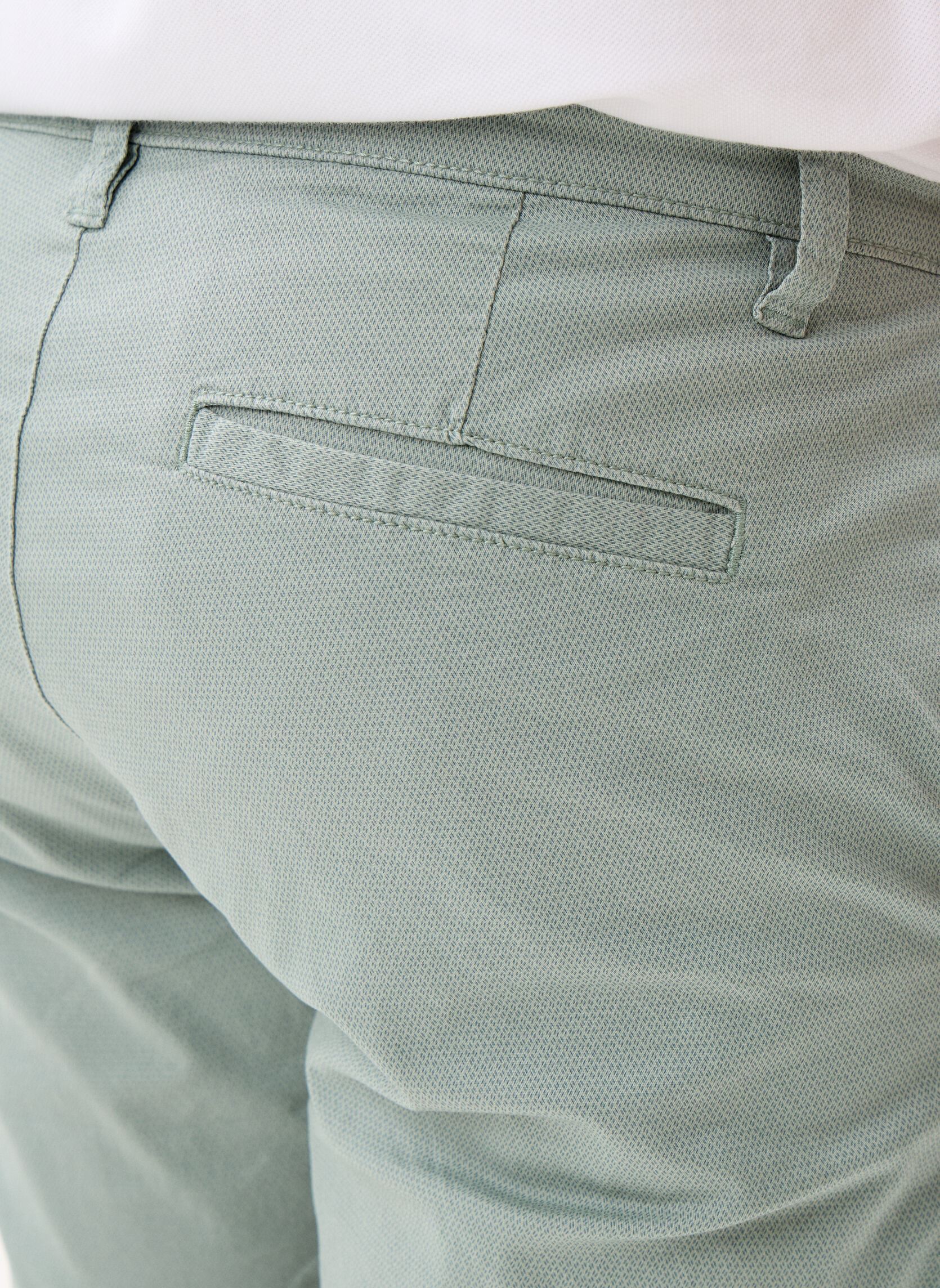 Bermudas SLIMANE SHORT homme vert Marvin&Co Bermudas SLIMANE SHORT homme vert IMP_MICRO1_VERT