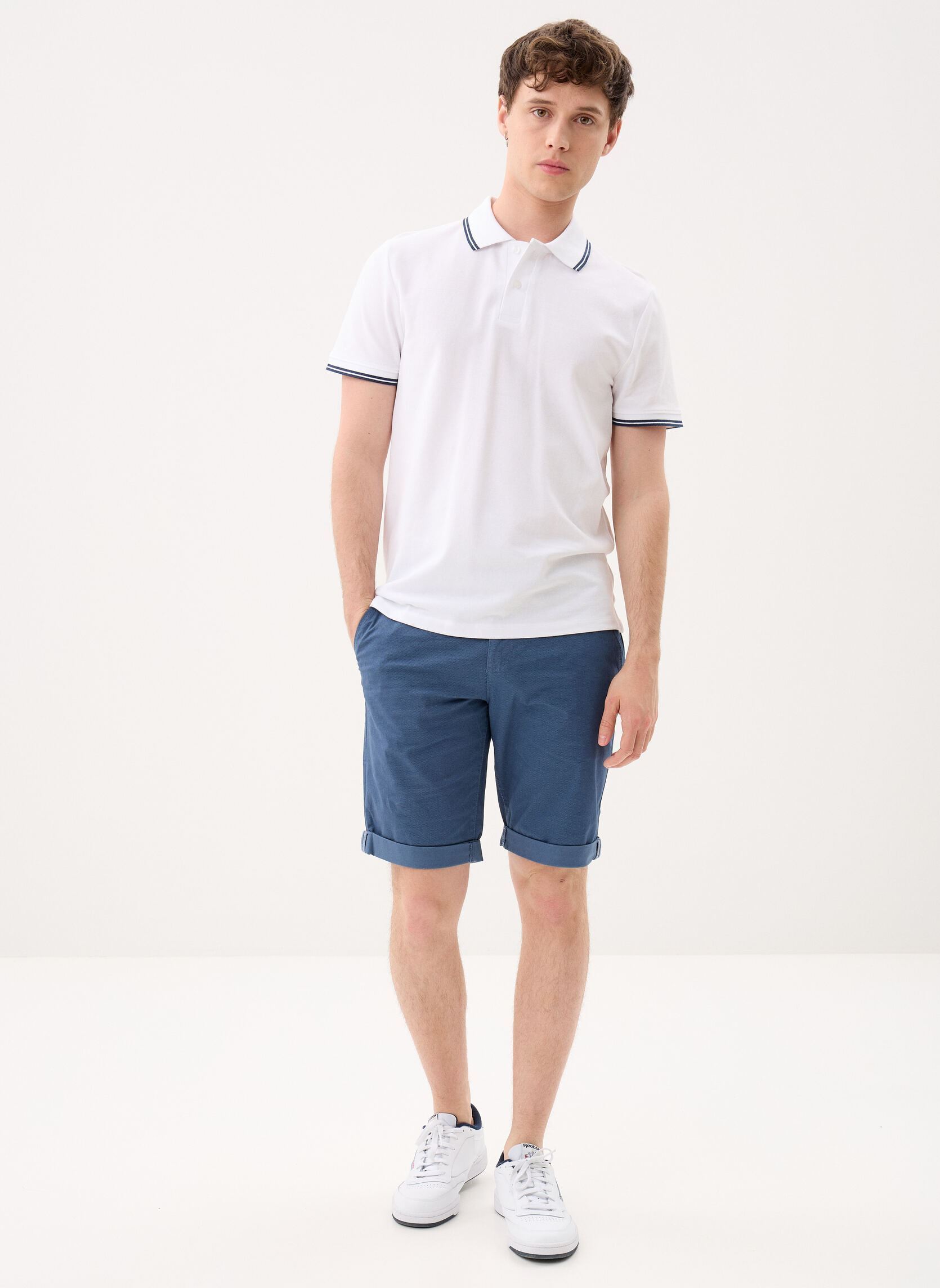 Bermuda-Shorts SLIMANE SHORT herren blau Marvin&Co Bermuda-Shorts SLIMANE SHORT herren blau IMP_MICROBERING