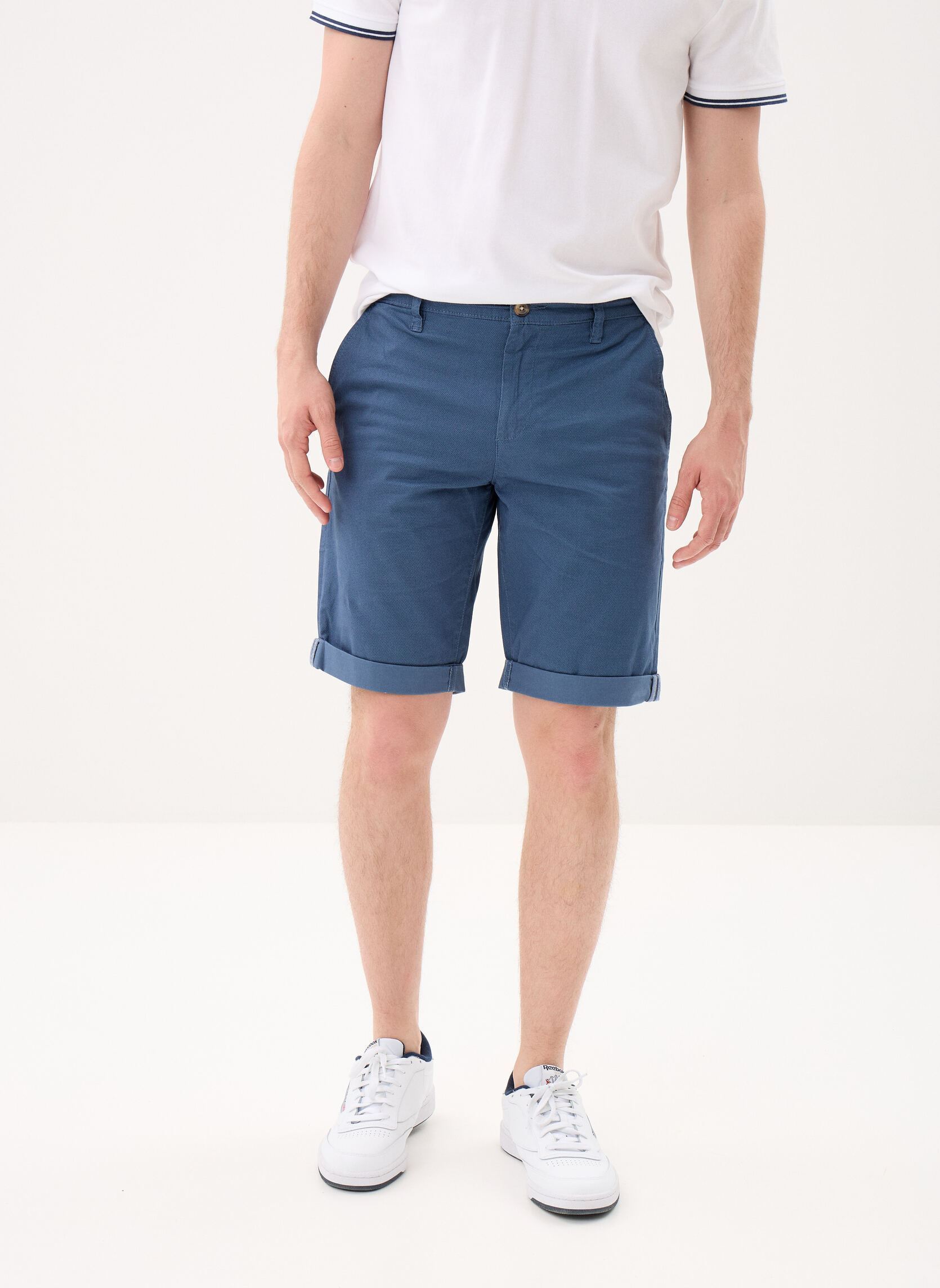 Bermuda-Shorts SLIMANE SHORT herren blau Marvin&Co Bermuda-Shorts SLIMANE SHORT herren blau IMP_MICROBERING