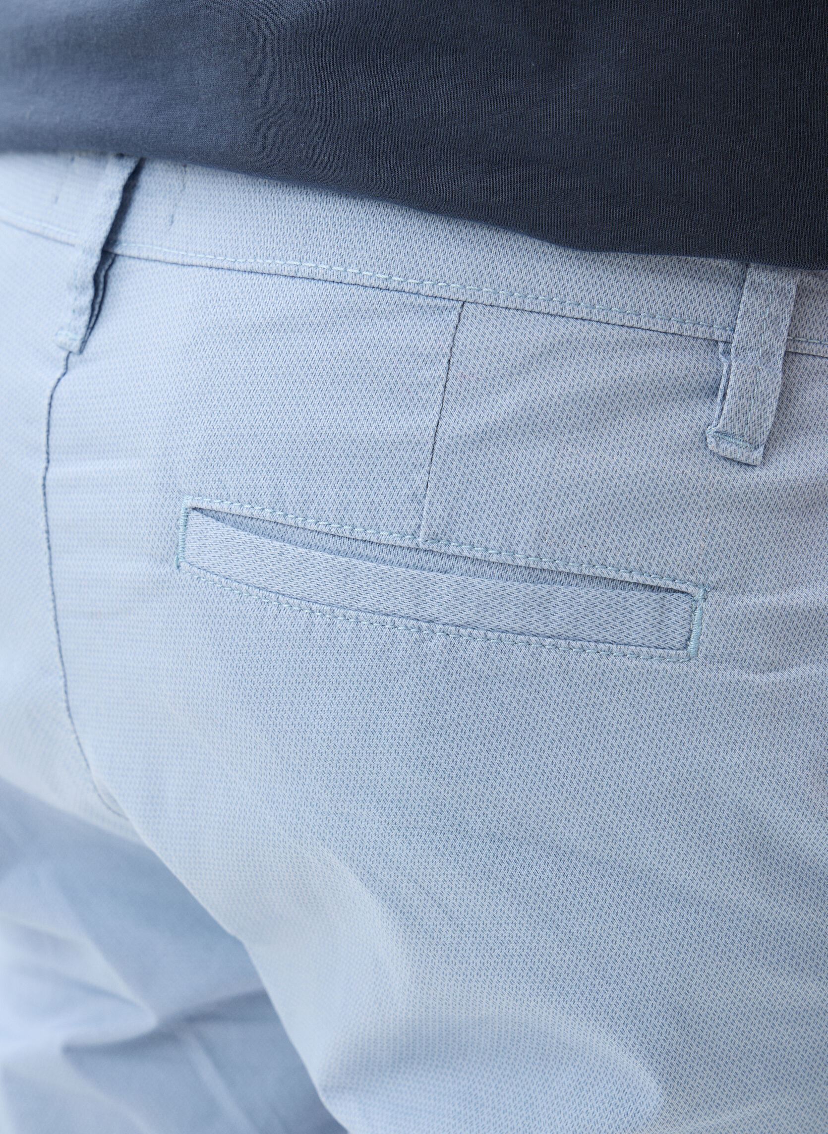 Bermuda-Shorts SLIMANE SHORT herren blau Marvin&Co Bermuda-Shorts SLIMANE SHORT herren blau IMP_MICRO BLEU_CIEL