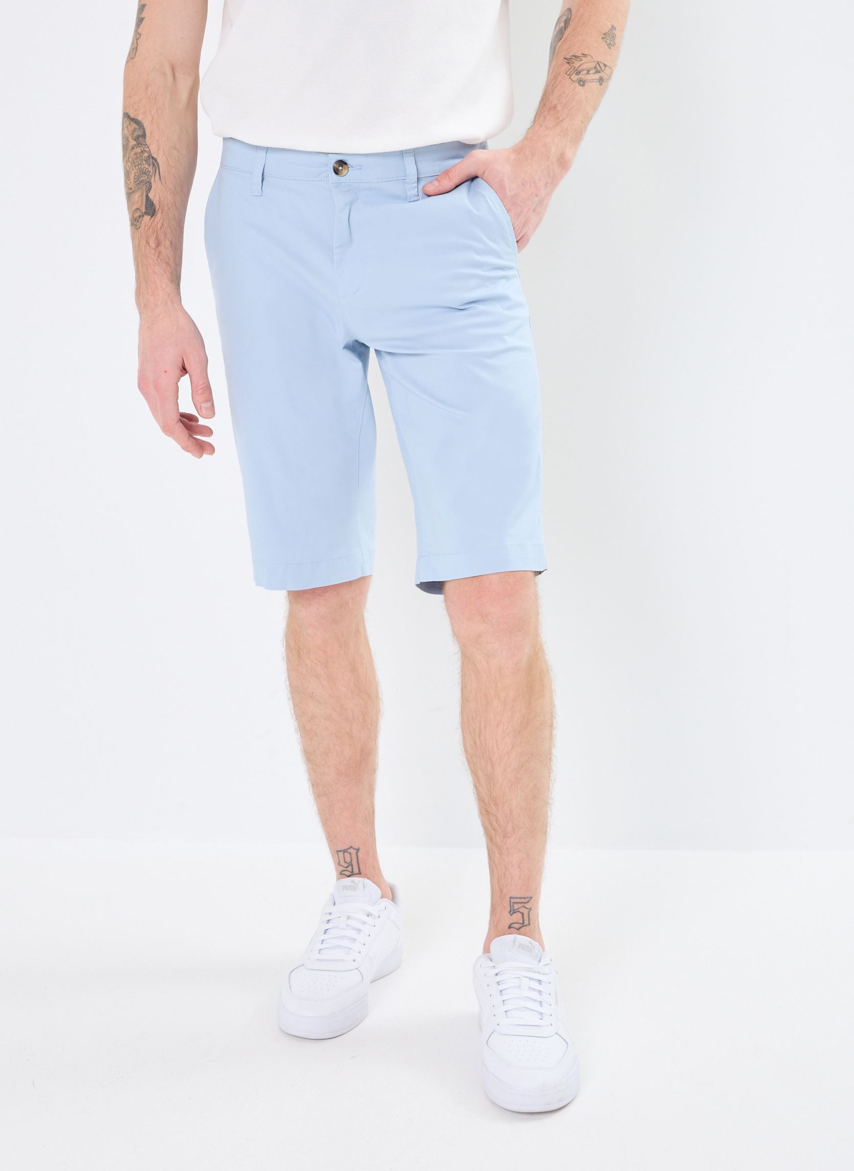 Bermudas SHORT-UNI homme bleu Marvin&Co Bermudas SHORT-UNI homme bleu SUBDUED BLUE