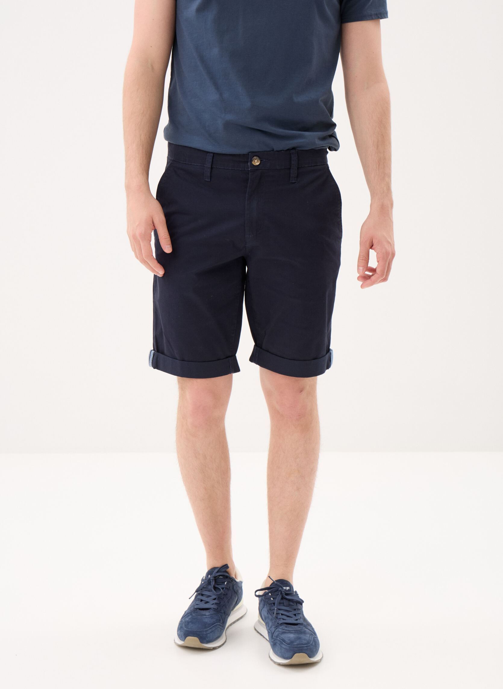 Bermudas SHORT-UNI homme bleu Marvin&Co Bermudas SHORT-UNI homme bleu NIGHT SKY