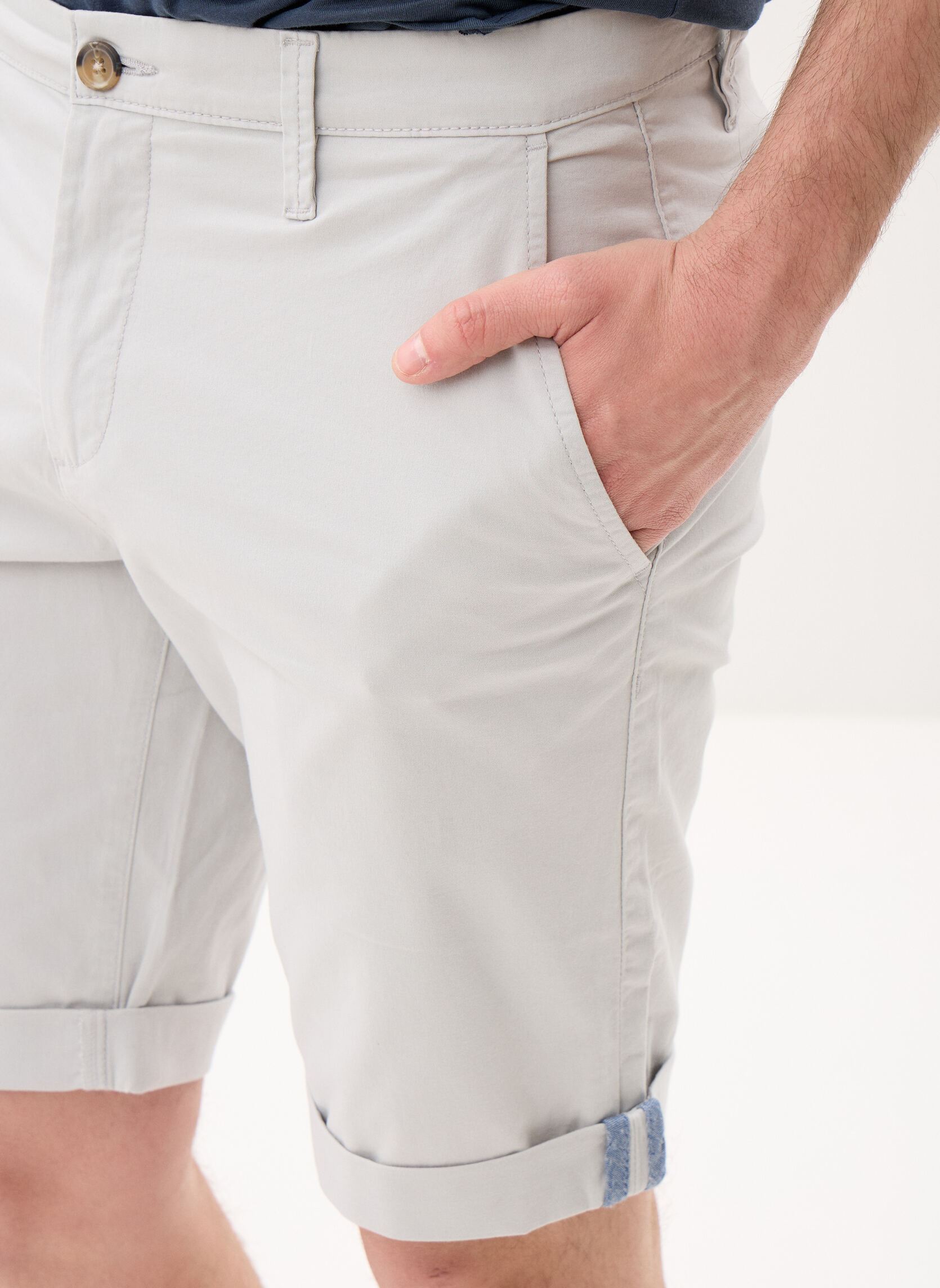 Bermudas SHORT-UNI homme gris Marvin&Co Bermudas SHORT-UNI homme gris QUIET GRAY