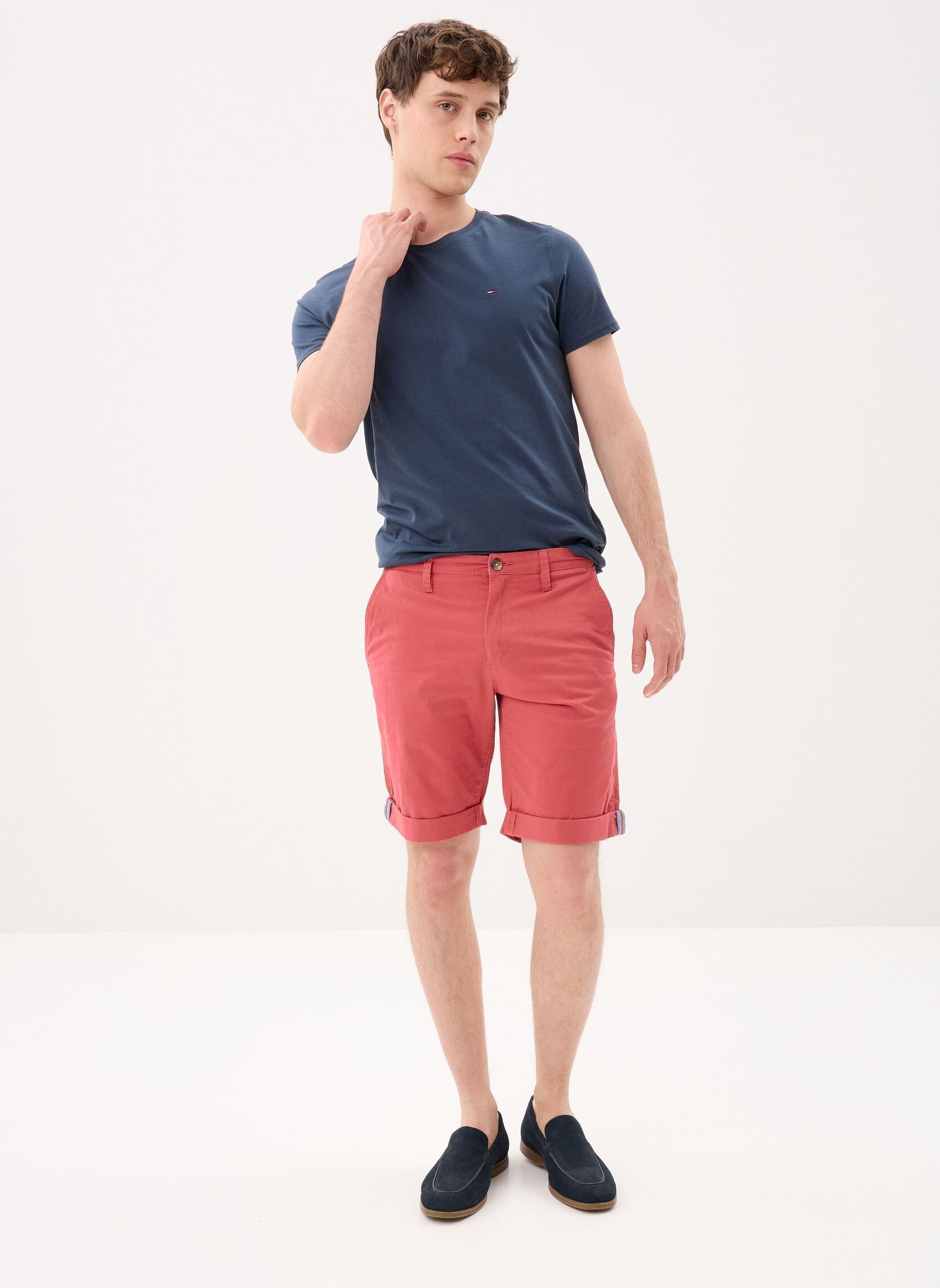 Bermudas SHORT-UNI homme rose Marvin&Co Bermudas SHORT-UNI homme rose GARNET ROSE