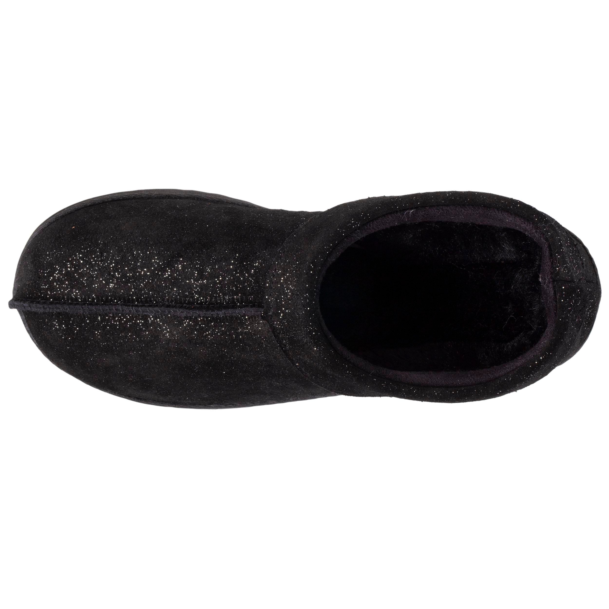 Chaussons Chaussons botillons bas Femme cuir Gris femme noir Isotoner Chaussons Chaussons botillons bas Femme cuir Gris femme noir Noir