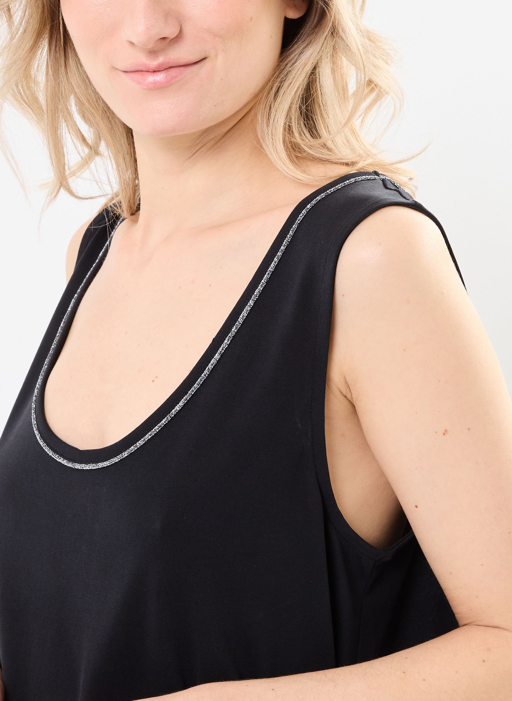 Tanktops DEBARDEUR-AMPLE damen schwarz MADE BY Tanktops DEBARDEUR-AMPLE damen schwarz Jet black