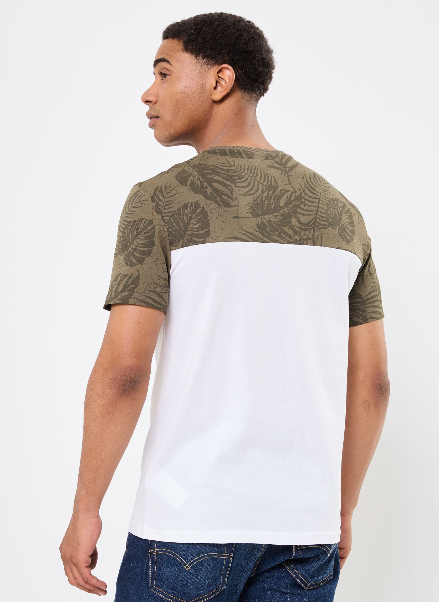 Tee-shirts manches courtes T-SHIRT BICO homme vert MADE BY Tee-shirts manches courtes T-SHIRT BICO homme vert GRAPE LEAF