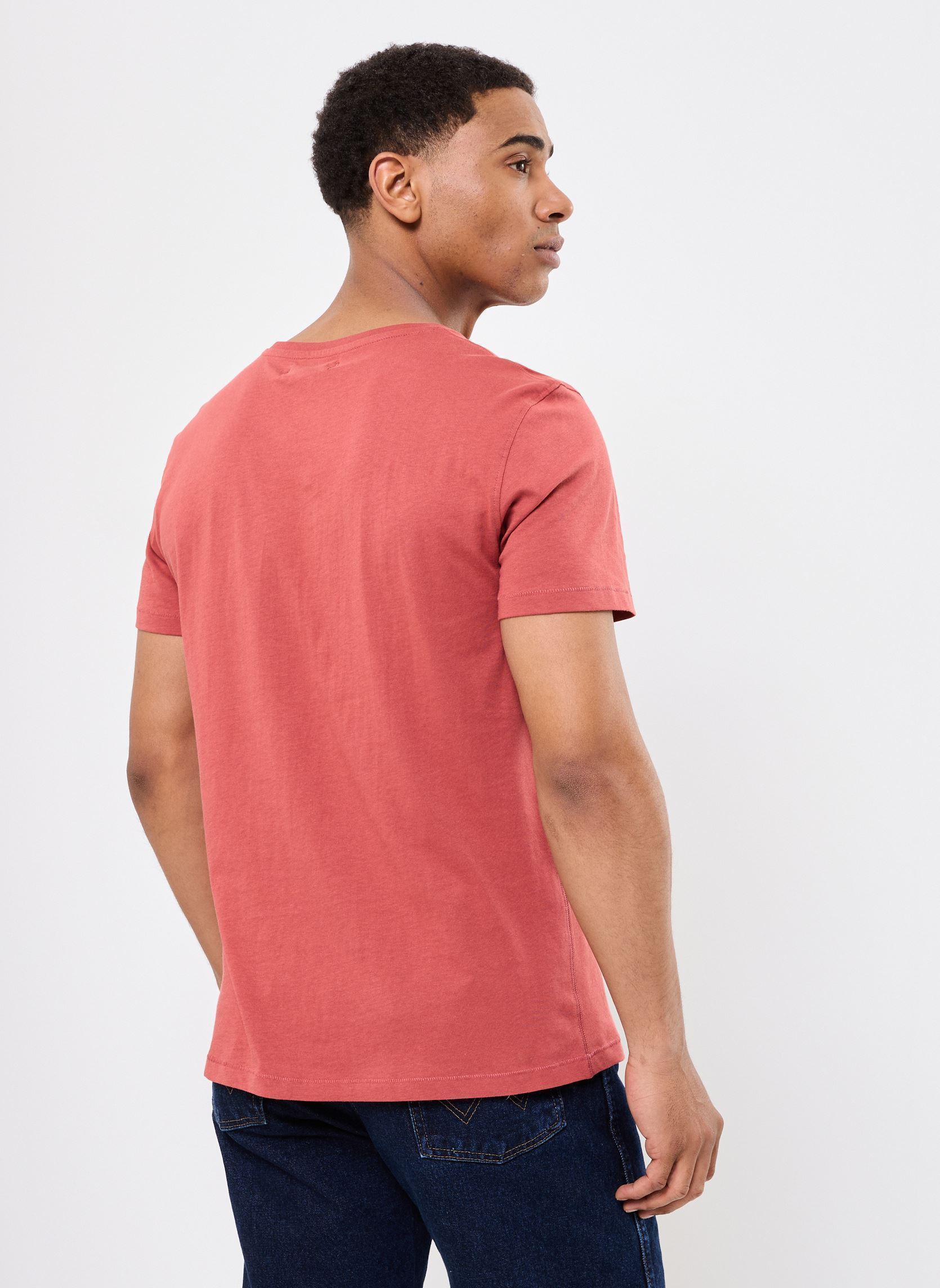 Tee-shirts manches courtes T-SHIRT TUNISIEN homme rouge MADE BY Tee-shirts manches courtes T-SHIRT TUNISIEN homme rouge Cowhide