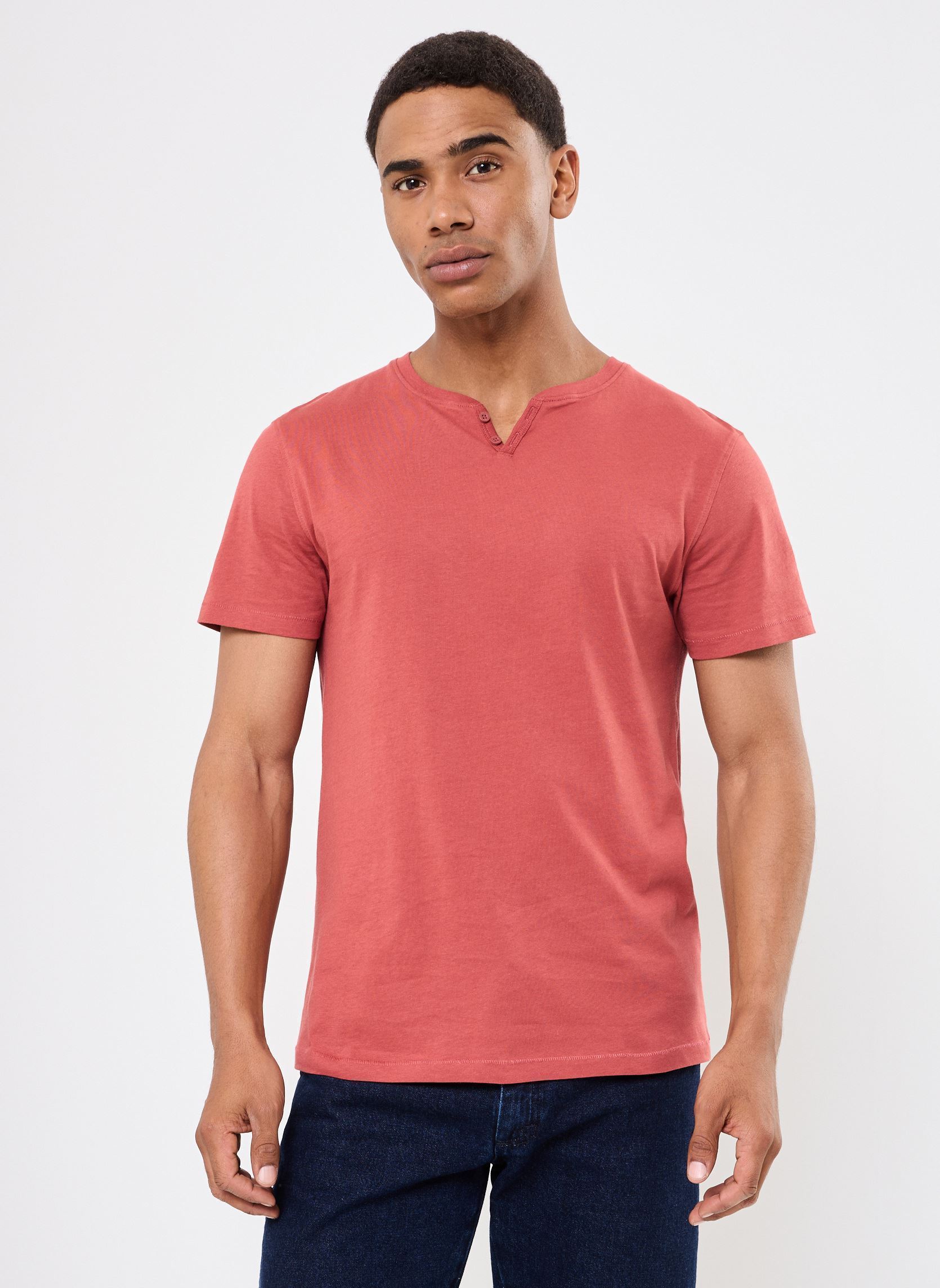 Tee-shirts manches courtes T-SHIRT TUNISIEN homme rouge MADE BY Tee-shirts manches courtes T-SHIRT TUNISIEN homme rouge Cowhide
