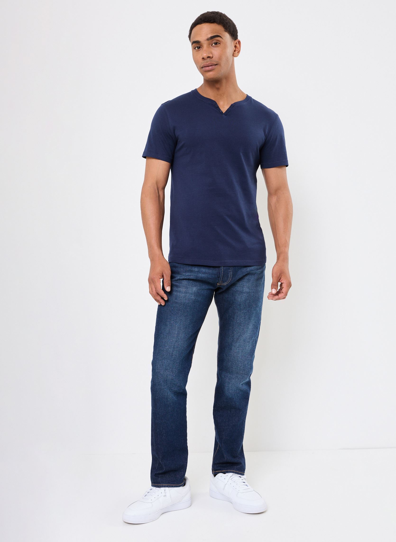 Kurzarm-T-Shirts T-SHIRT TUNISIEN herren blau MADE BY Kurzarm-T-Shirts T-SHIRT TUNISIEN herren blau Z**MARINE