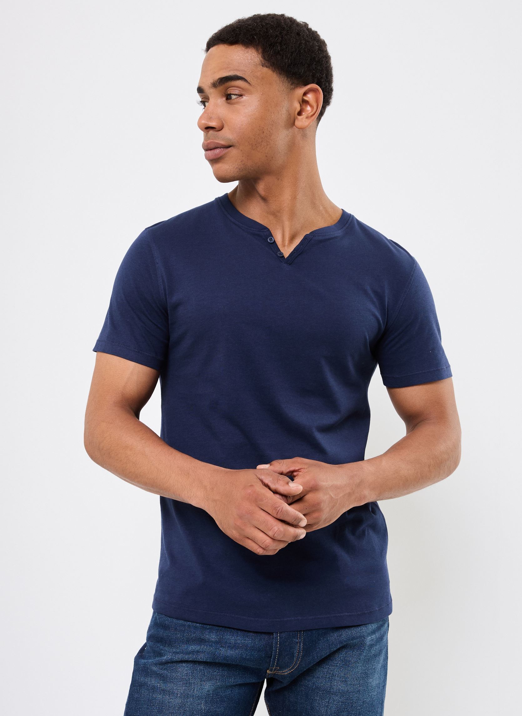 Kurzarm-T-Shirts T-SHIRT TUNISIEN herren blau MADE BY Kurzarm-T-Shirts T-SHIRT TUNISIEN herren blau Z**MARINE