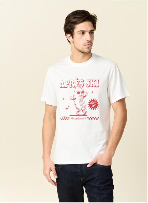 Bonobo Tee-shirts T-shirts manches courtes - TEEHOTDOGH homme blanc