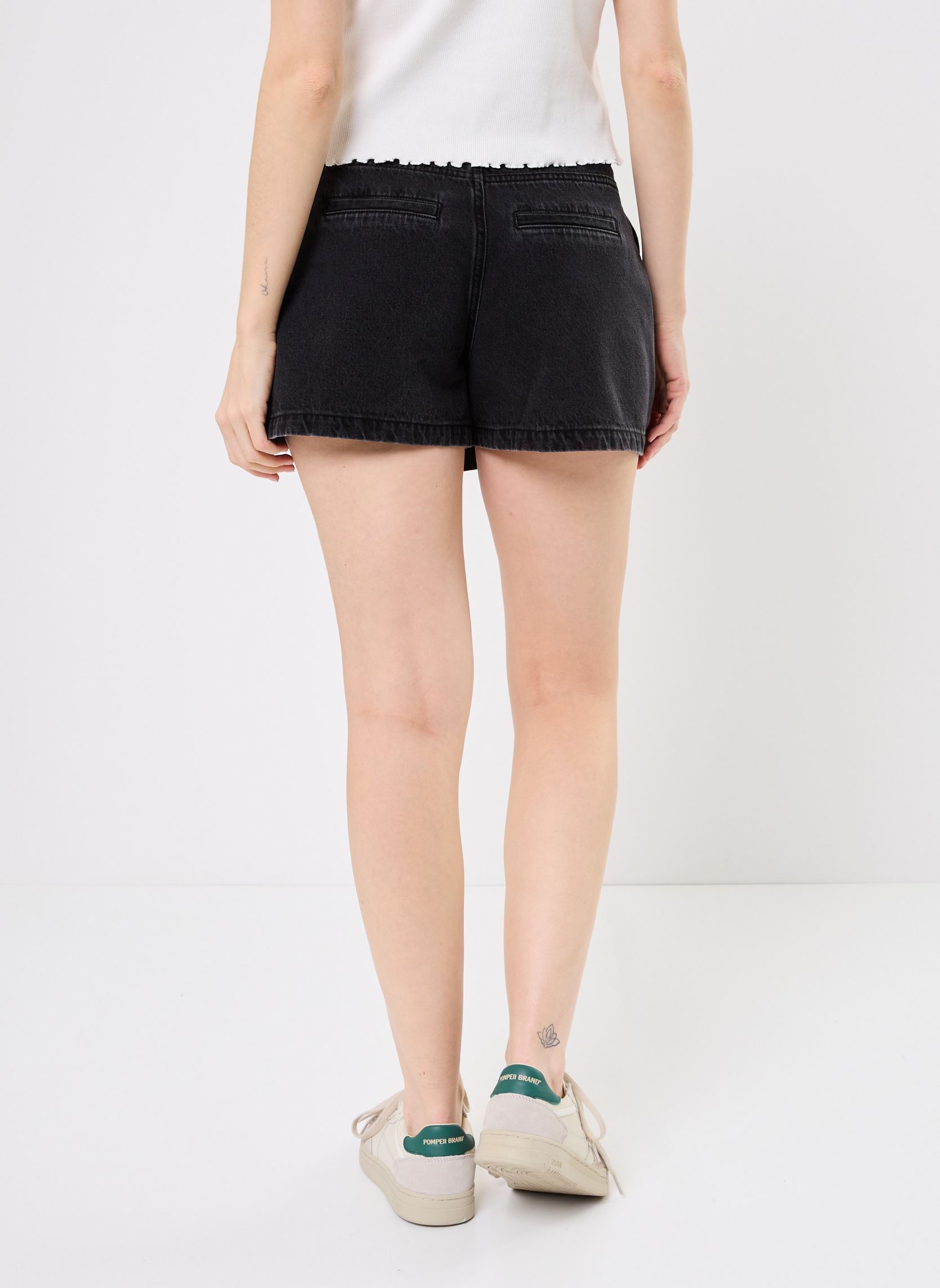 Shorts SHORT-JUPE denim femme noir MADE BY Shorts SHORT-JUPE denim femme noir DENIM NOIR