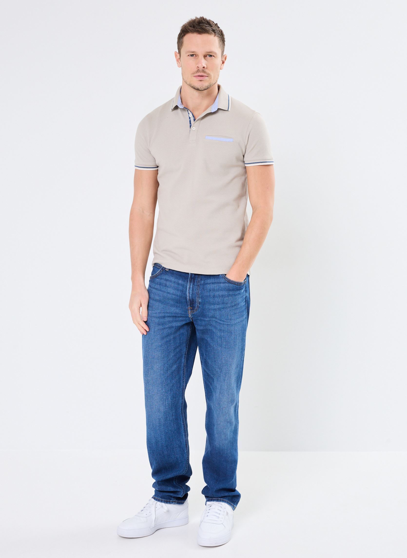 Kurzarm-Poloshirts TURINI polo herren grau Marvin&Co Kurzarm-Poloshirts TURINI polo herren grau DOVE