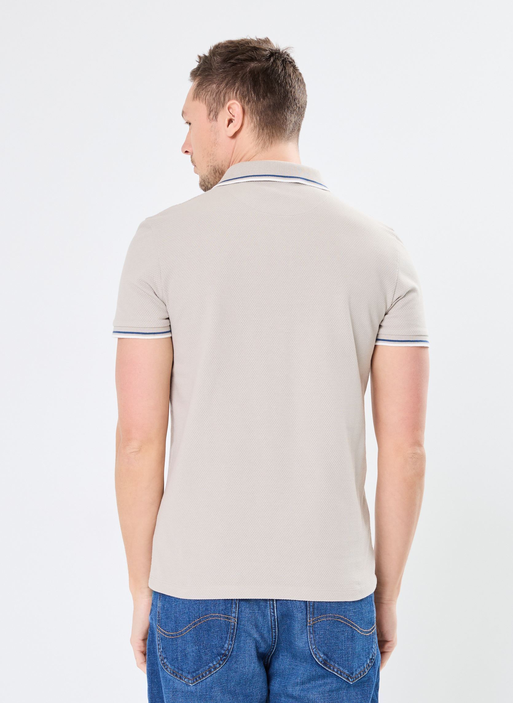 Kurzarm-Poloshirts TURINI polo herren grau Marvin&Co Kurzarm-Poloshirts TURINI polo herren grau DOVE
