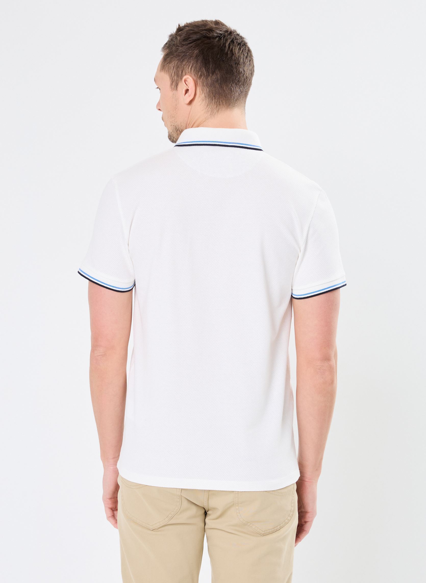 Polos manches courtes TURINI polo homme blanc Marvin&Co Polos manches courtes TURINI polo homme blanc BRIGHT WHITE