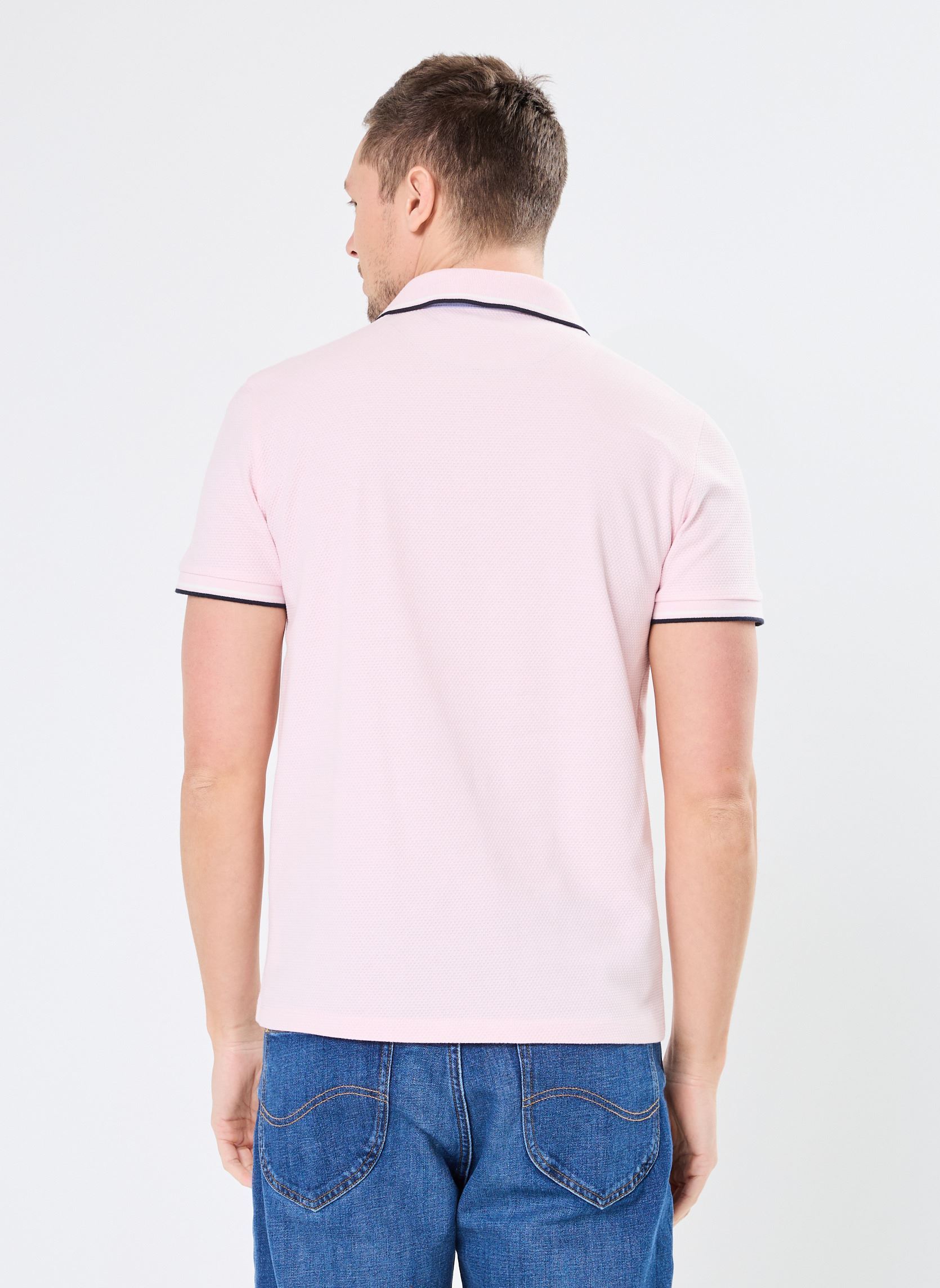 Kurzarm-Poloshirts TURINI polo herren rosa Marvin&Co Kurzarm-Poloshirts TURINI polo herren rosa BALLERINA