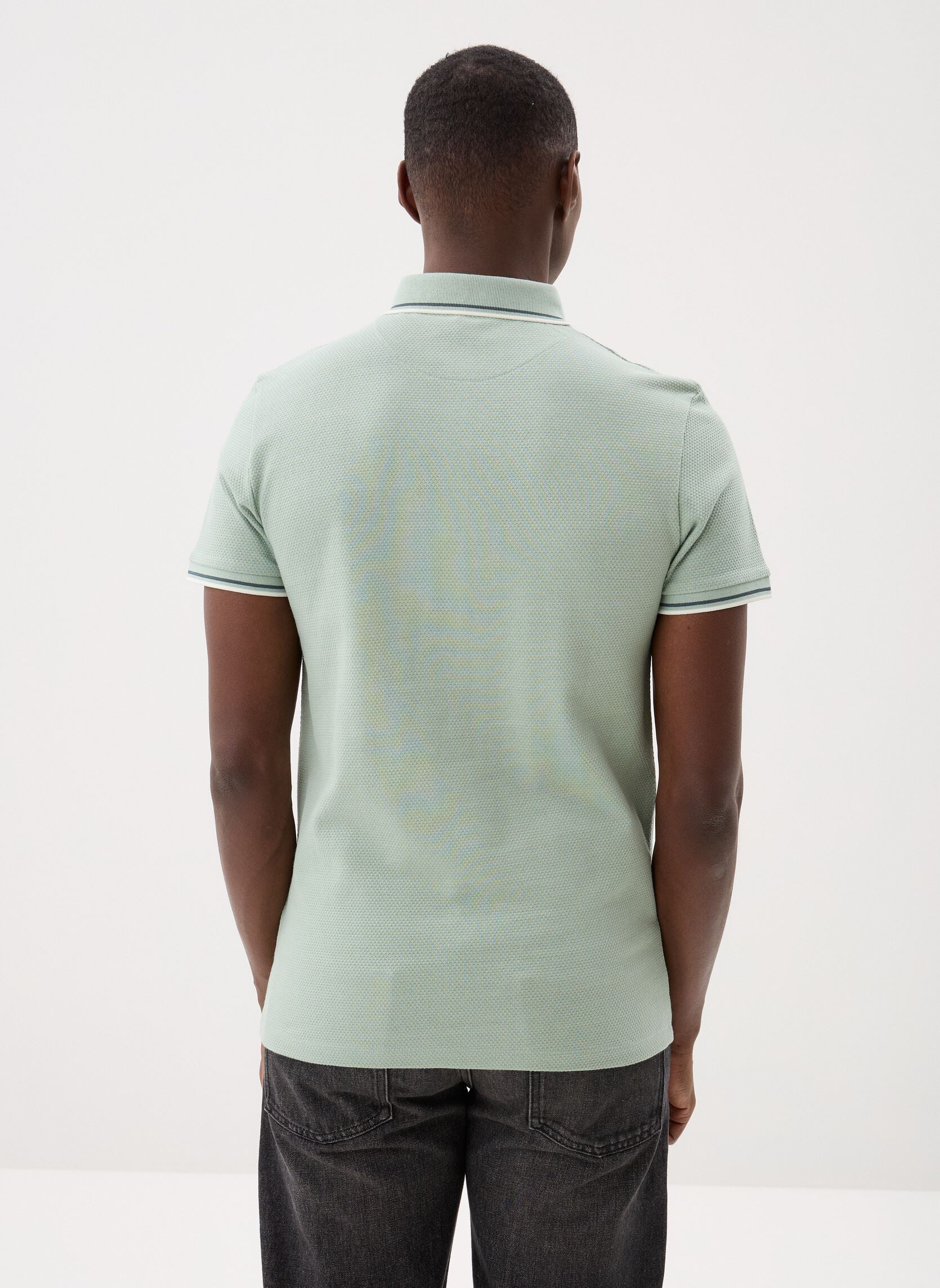 Polos manches courtes TURINI polo homme vert Marvin&Co Polos manches courtes TURINI polo homme vert JADEITE
