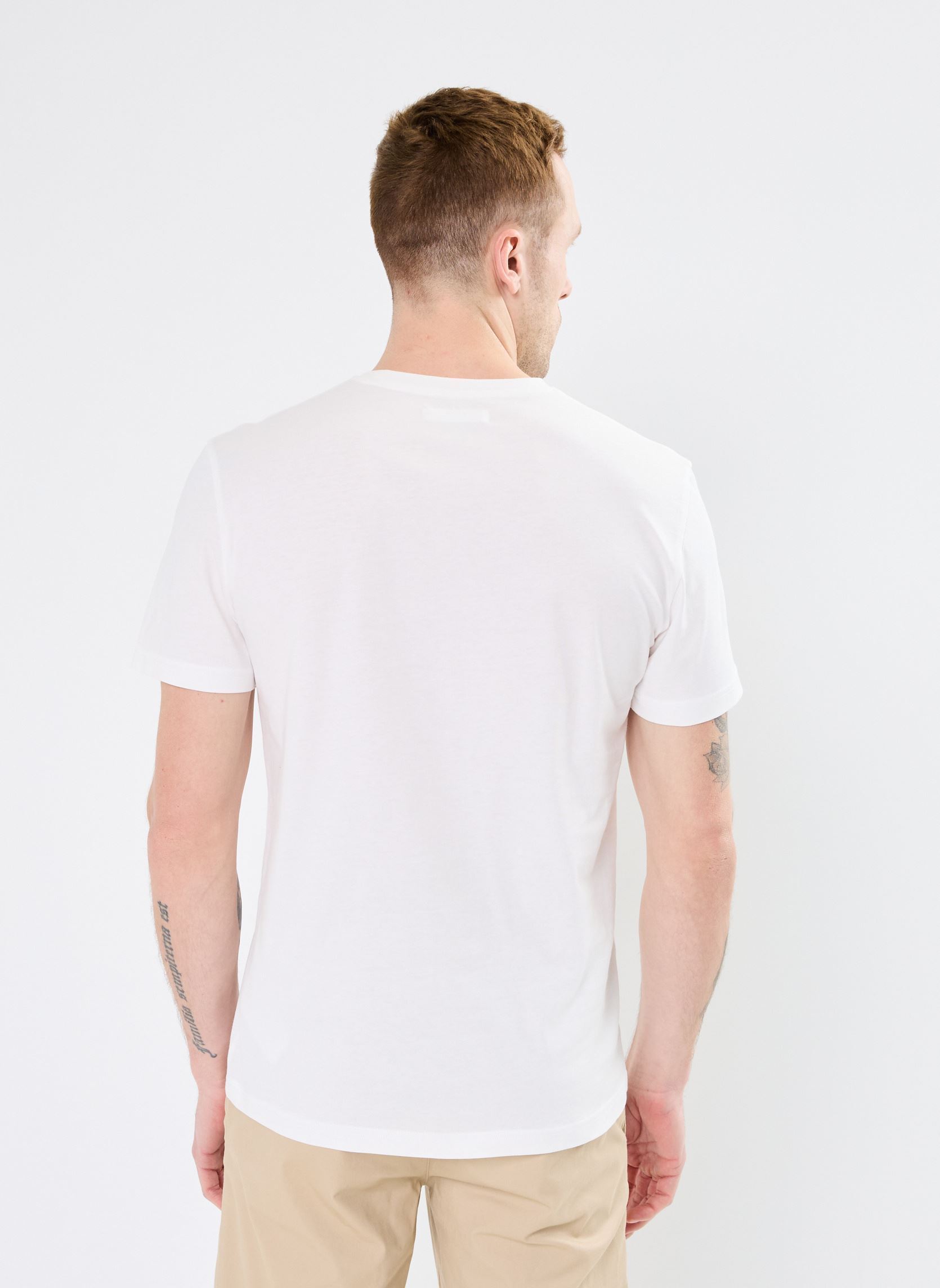 Tee-shirts manches courtes TAHITI homme blanc MADE BY Tee-shirts manches courtes TAHITI homme blanc SNOW WHITE