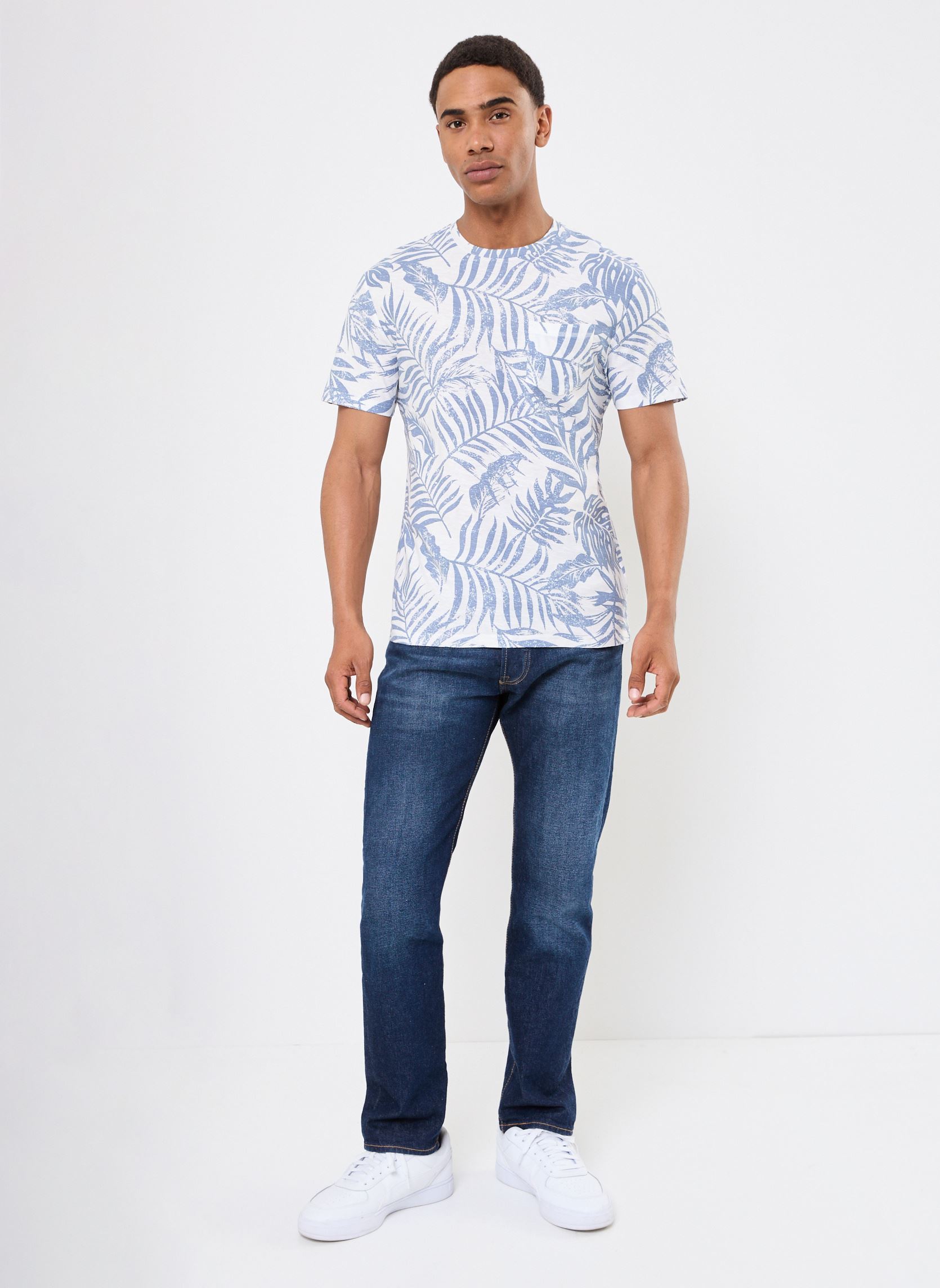T-shirts TROPIC heren wit MADE BY T-shirts TROPIC heren wit IMP_TROPIC2_BLEU