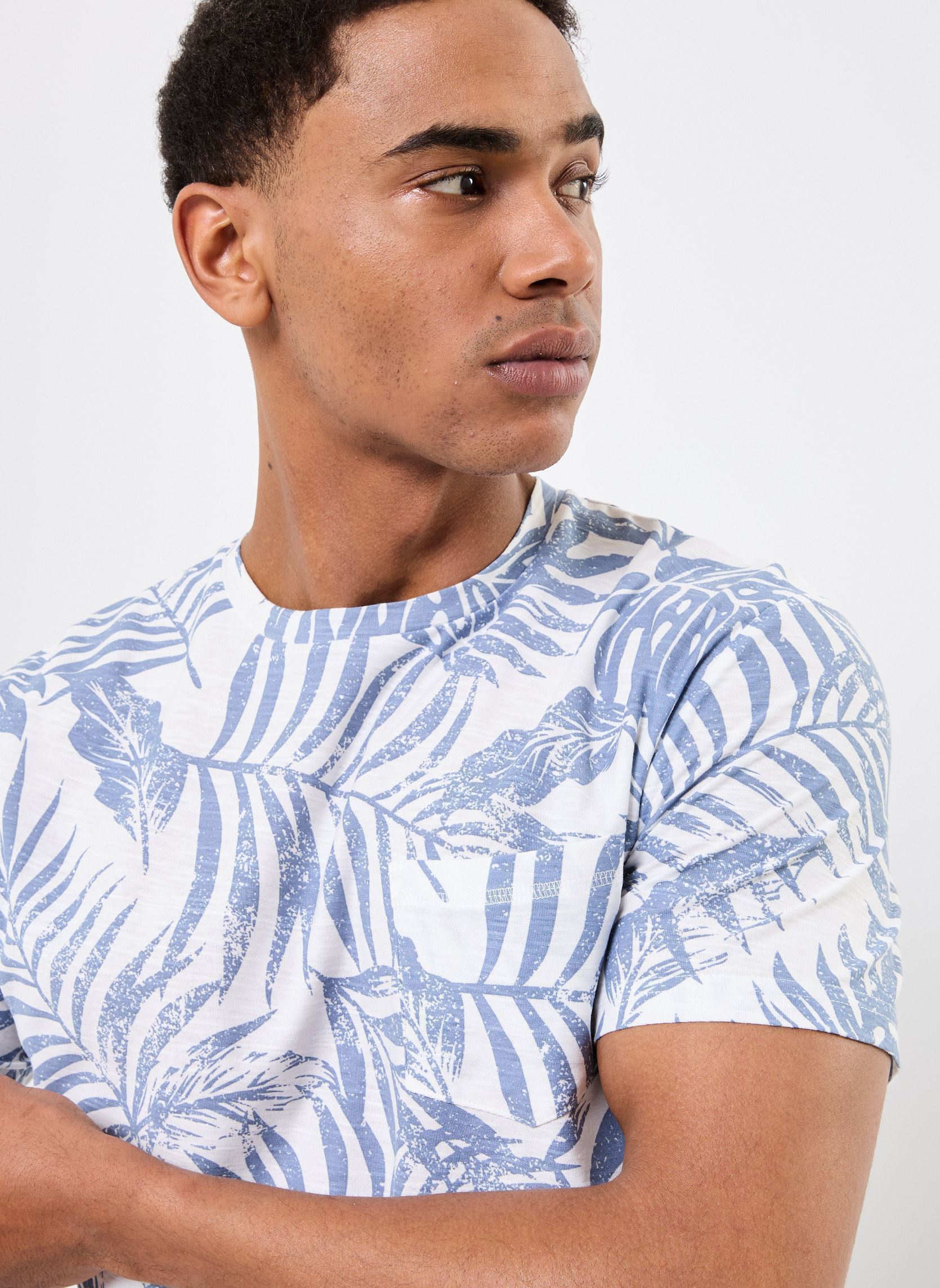 T-shirts TROPIC heren wit MADE BY T-shirts TROPIC heren wit IMP_TROPIC2_BLEU