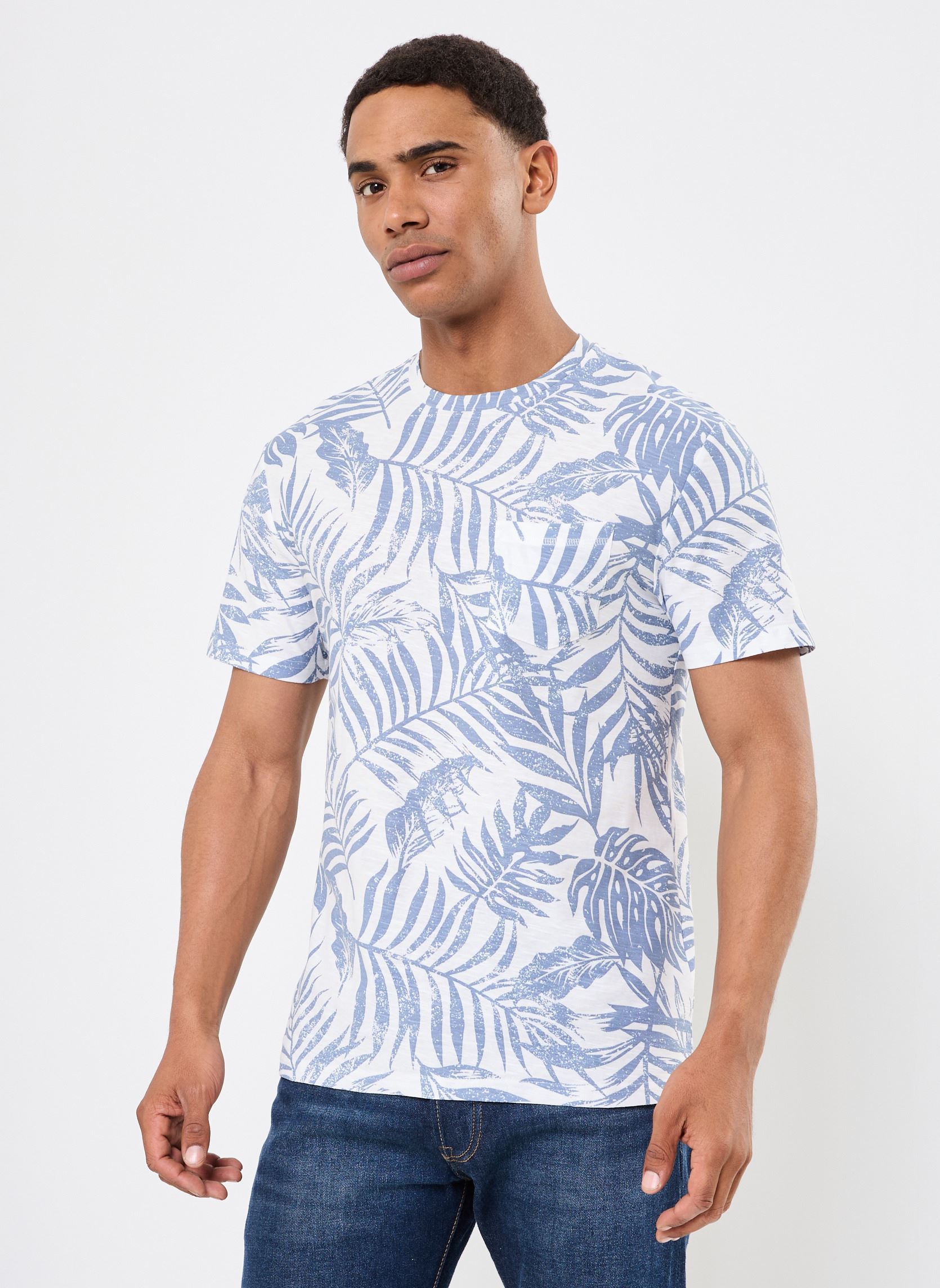 T-shirts TROPIC heren wit MADE BY T-shirts TROPIC heren wit IMP_TROPIC2_BLEU