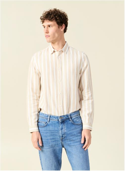 Bonobo Chemises GREENRAYH homme beige