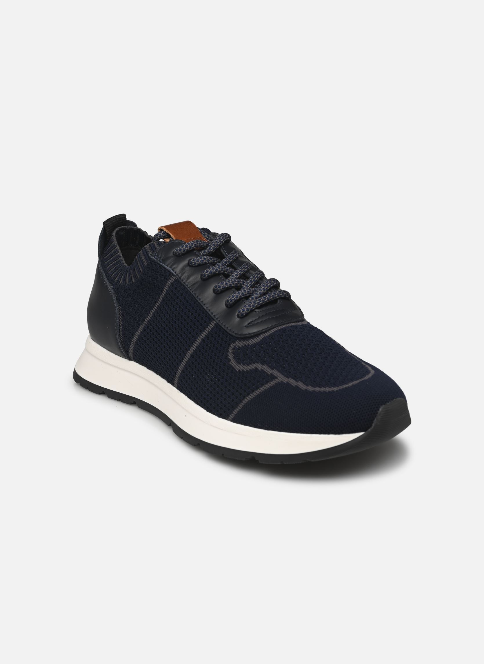 Lage sneakers WERMOND basket confort heren blauw Marvin&Co Lage sneakers WERMOND basket confort heren blauw Marine