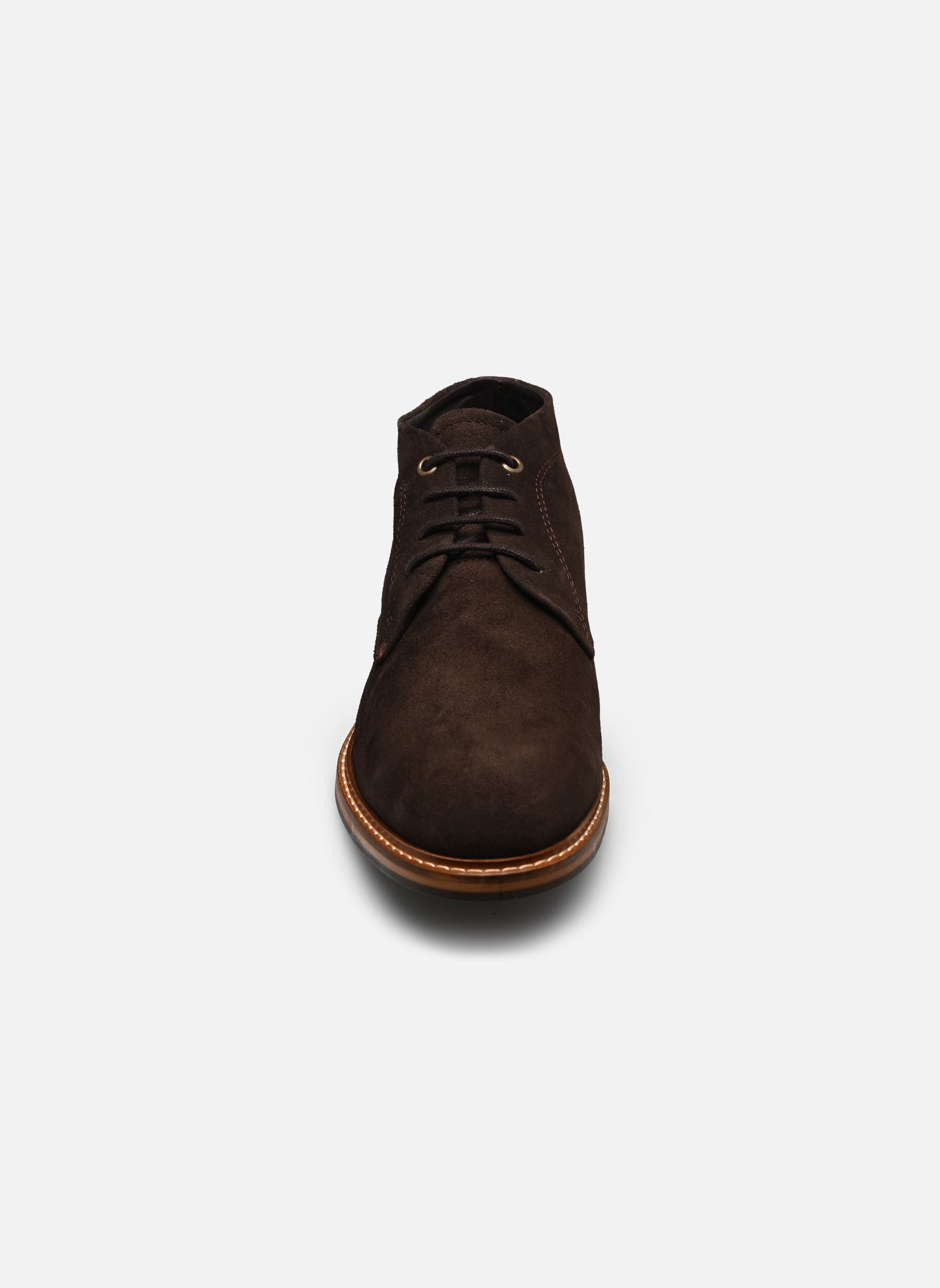 Bottines à lacets WARTIN homme marron Marvin&Co Bottines à lacets WARTIN homme marron DARK CHOCOLATE