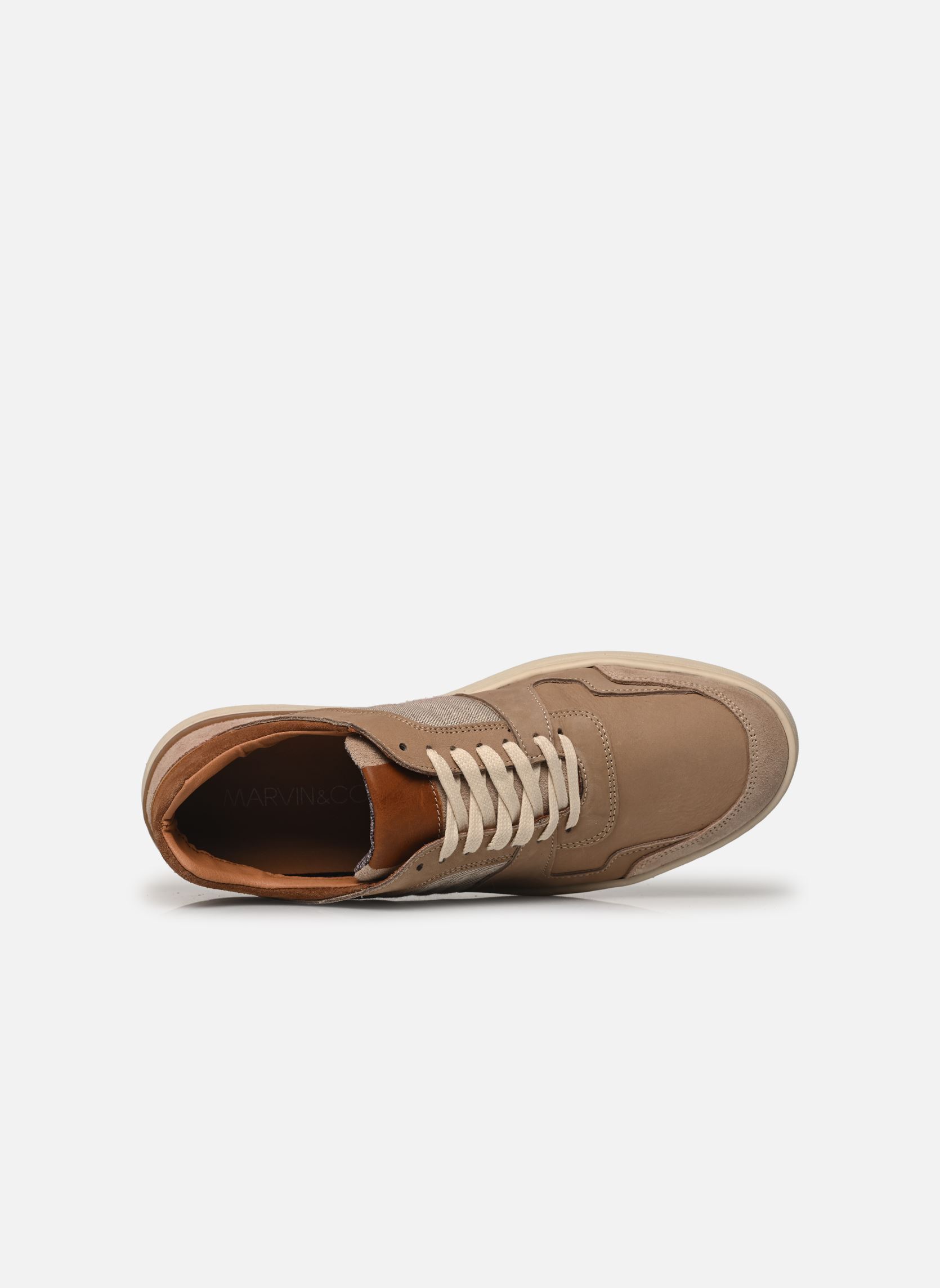 Baskets basses WANIA homme beige Marvin&Co Baskets basses WANIA homme beige Mix camel/gris