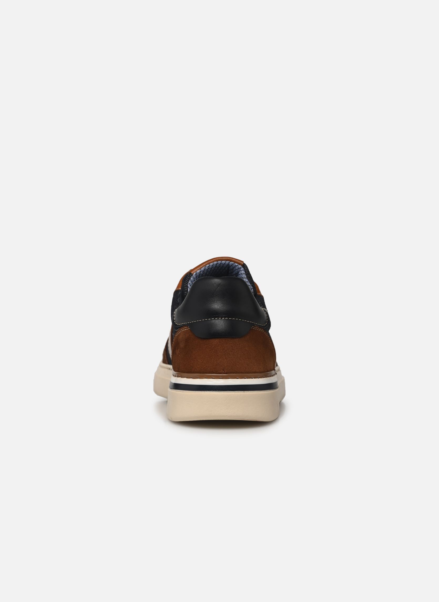 Lage sneakers WANY heren bruin Marvin&Co Lage sneakers WANY heren bruin Mix Cognac + Marine