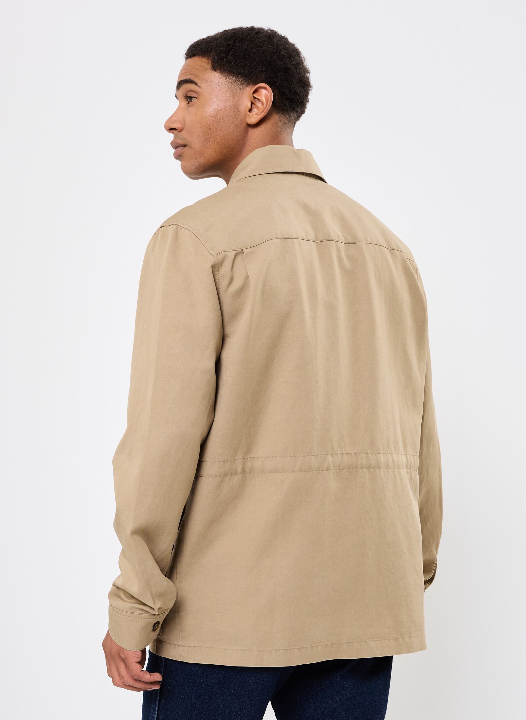 Vestes VESTE SAHARIENNE homme marron Marvin&Co Vestes VESTE SAHARIENNE homme marron LEMON PEPPER
