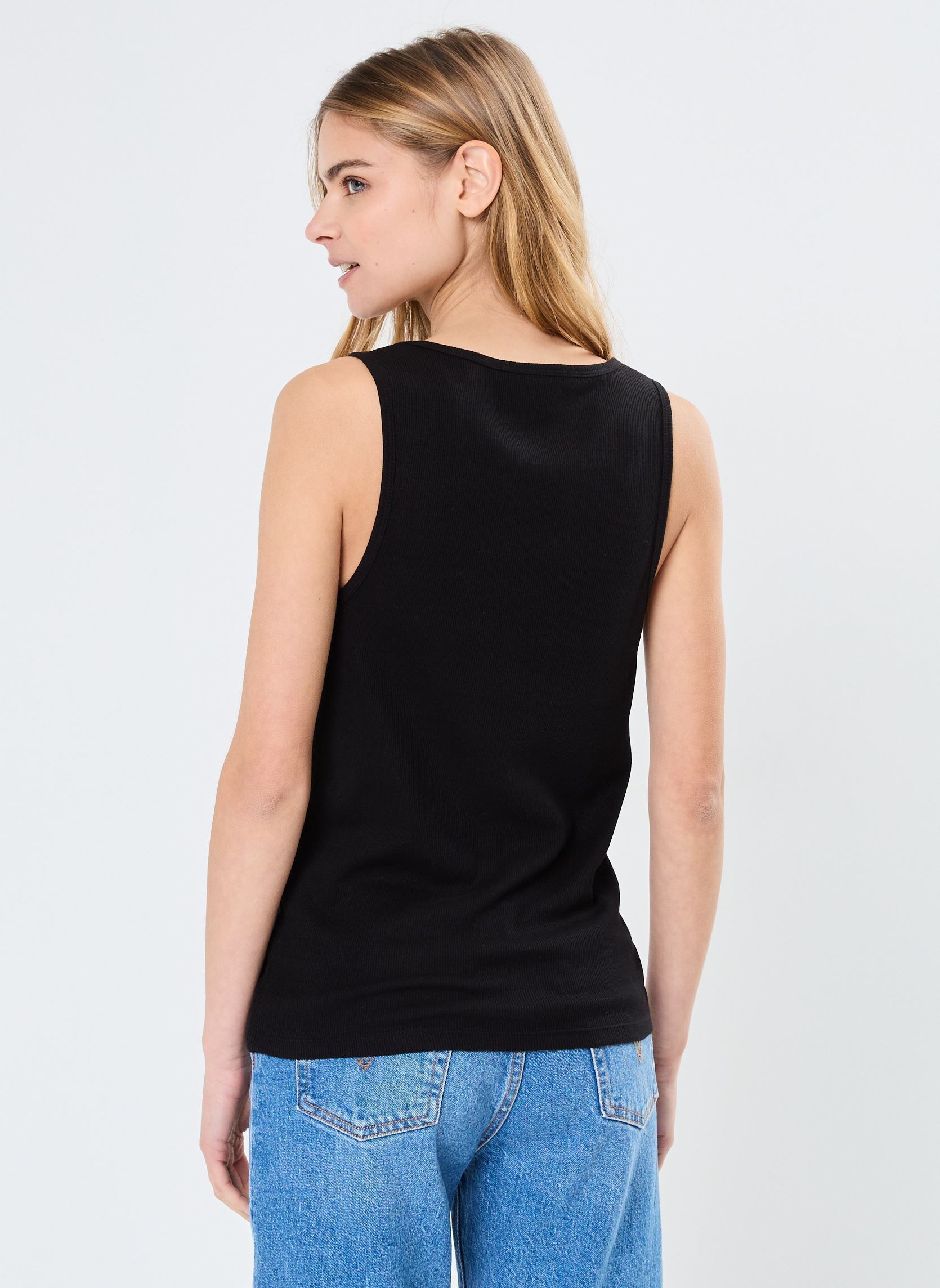 Débardeurs DEBARDEUR-TUNISIEN femme noir MADE BY Débardeurs DEBARDEUR-TUNISIEN femme noir Jet black