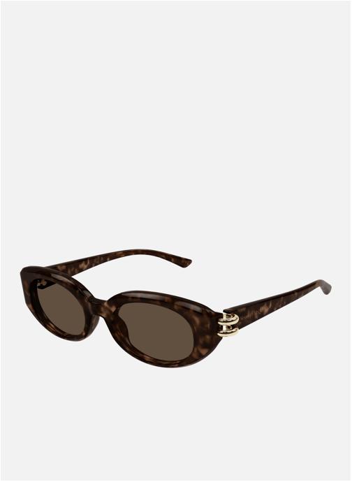 Alexander McQueen Lunettes de soleil femme marron
