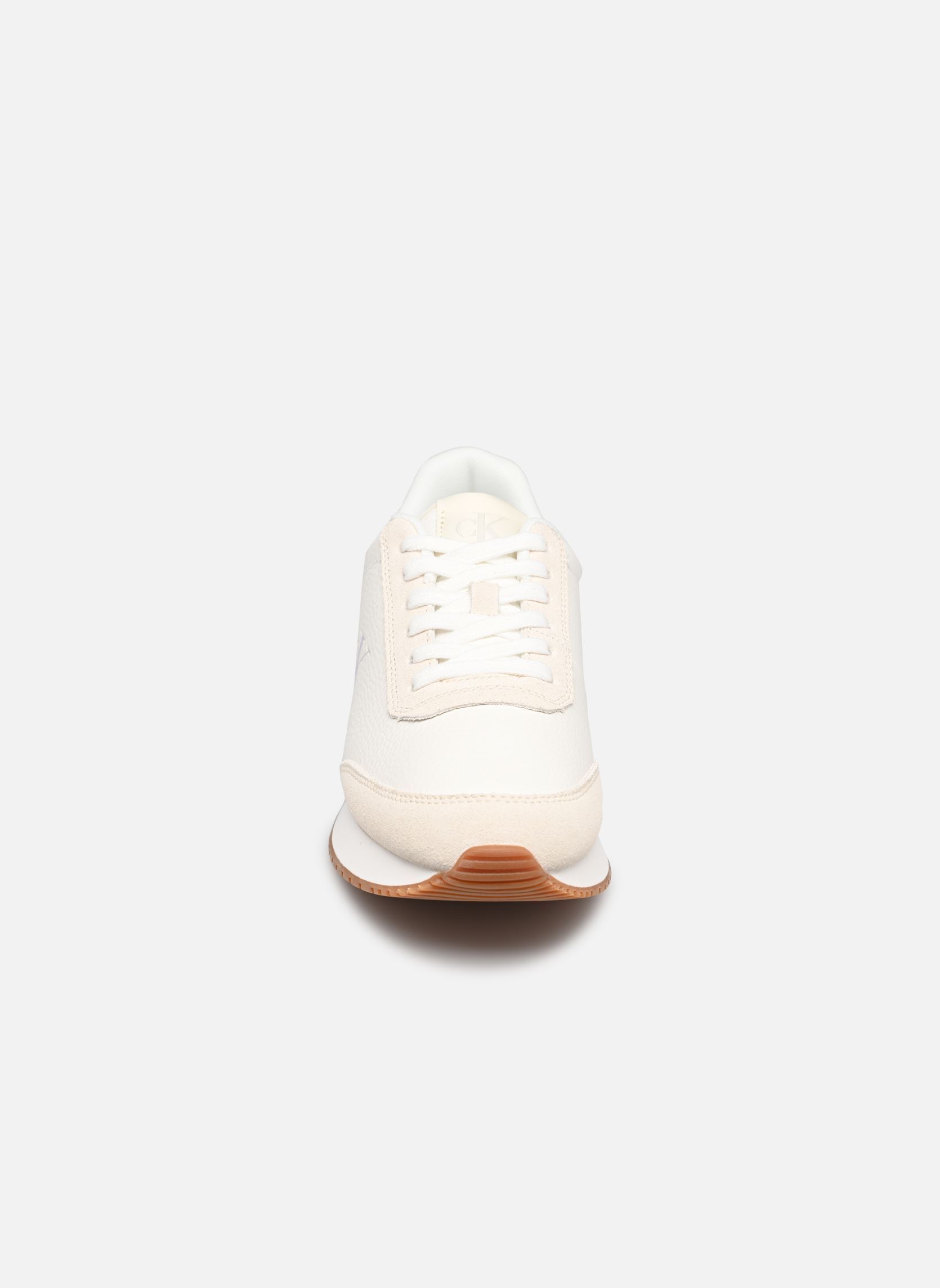 Sneakers Runner Laceup Low Mi dames wit Calvin Klein Sneakers Runner Laceup Low Mi dames wit BRIGHT WHITE/CREAMY WHITE