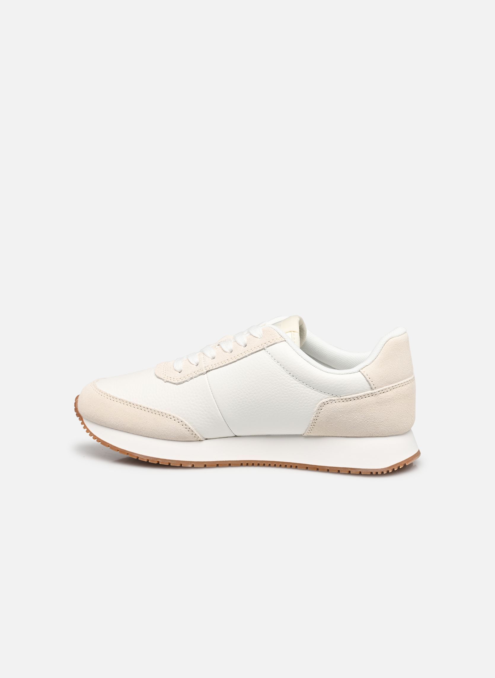 Sneakers Runner Laceup Low Mi dames wit Calvin Klein Sneakers Runner Laceup Low Mi dames wit BRIGHT WHITE/CREAMY WHITE