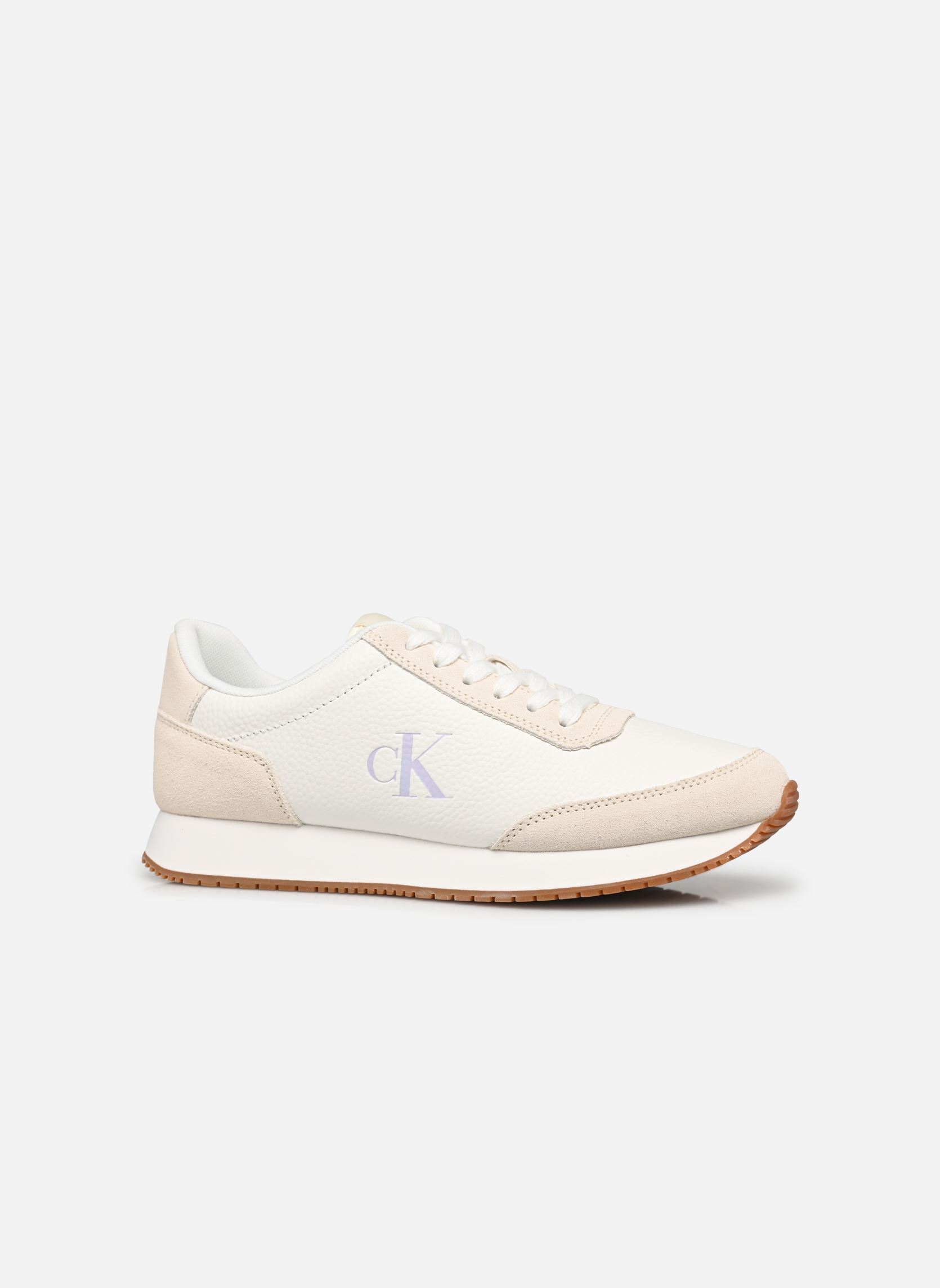 Sneakers Runner Laceup Low Mi dames wit Calvin Klein Sneakers Runner Laceup Low Mi dames wit BRIGHT WHITE/CREAMY WHITE