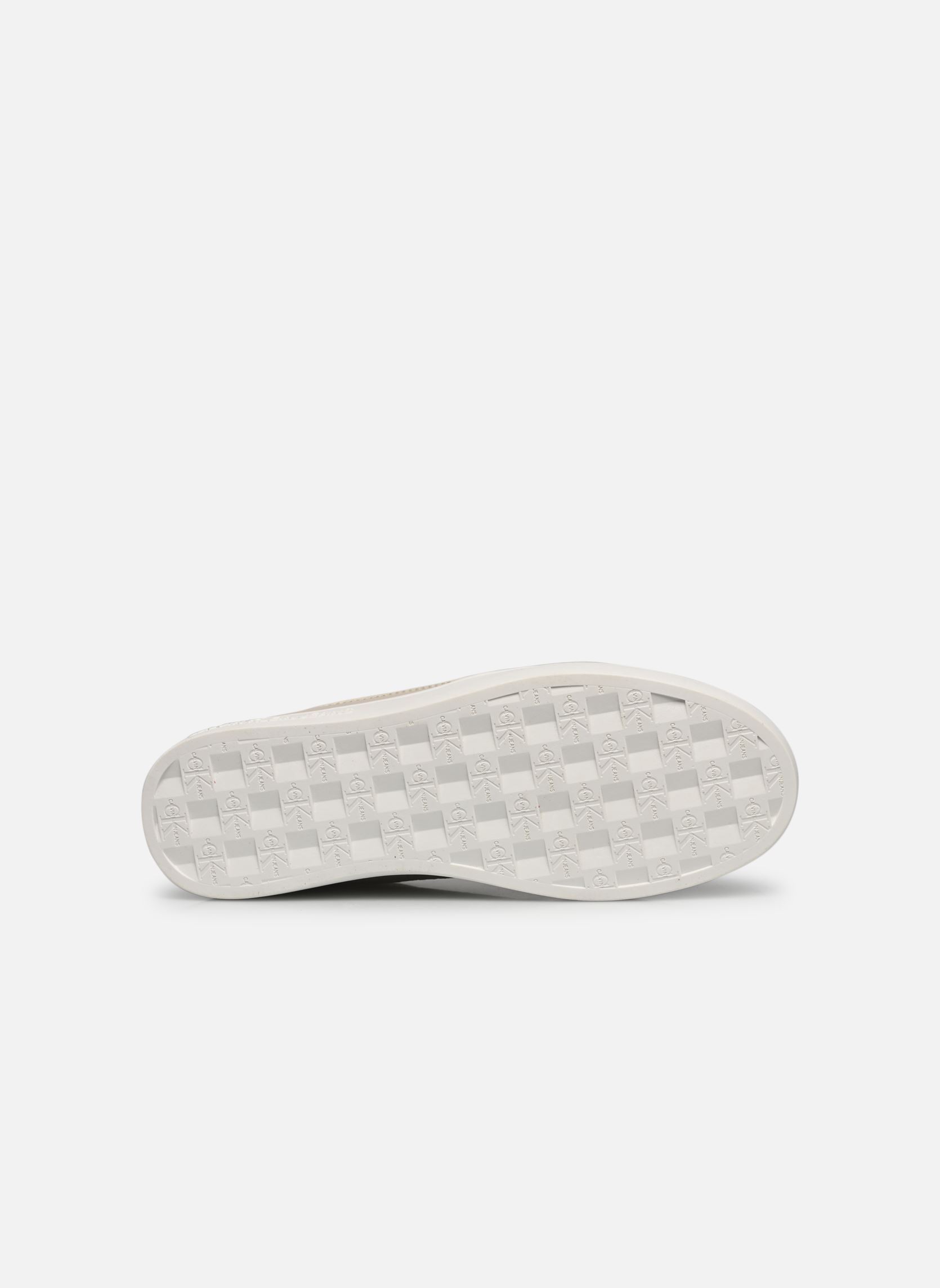 Baskets Classic Cupsole Lace PE25 femme blanc Calvin Klein Baskets Classic Cupsole Lace PE25 femme blanc CREAMY WHITE/ROSE TAN/BLUE SUR