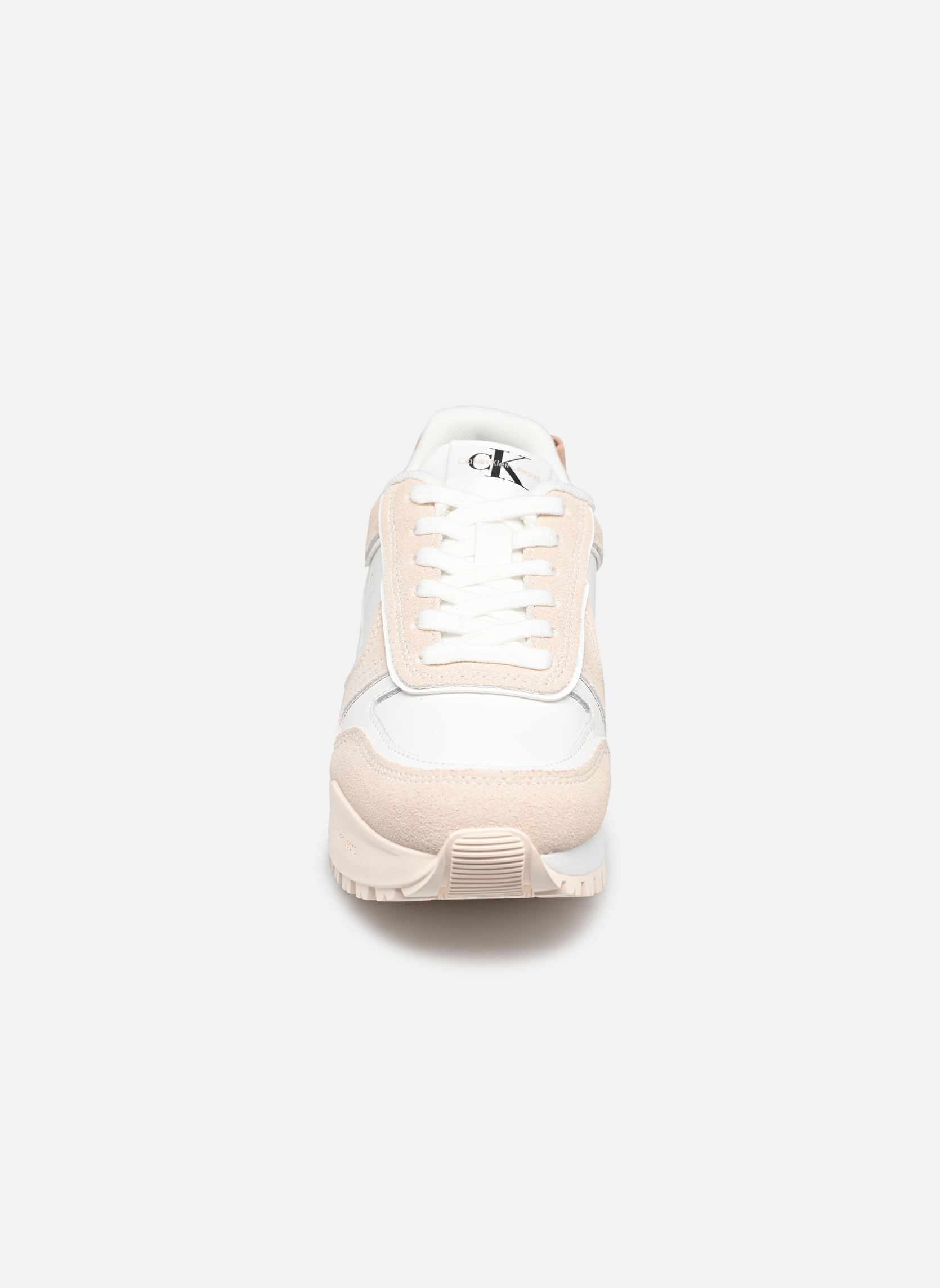 Sneaker Toothy Runner Irregu damen weiß Calvin Klein Sneaker Toothy Runner Irregu damen weiß WHITE/ANCIENT WHITE