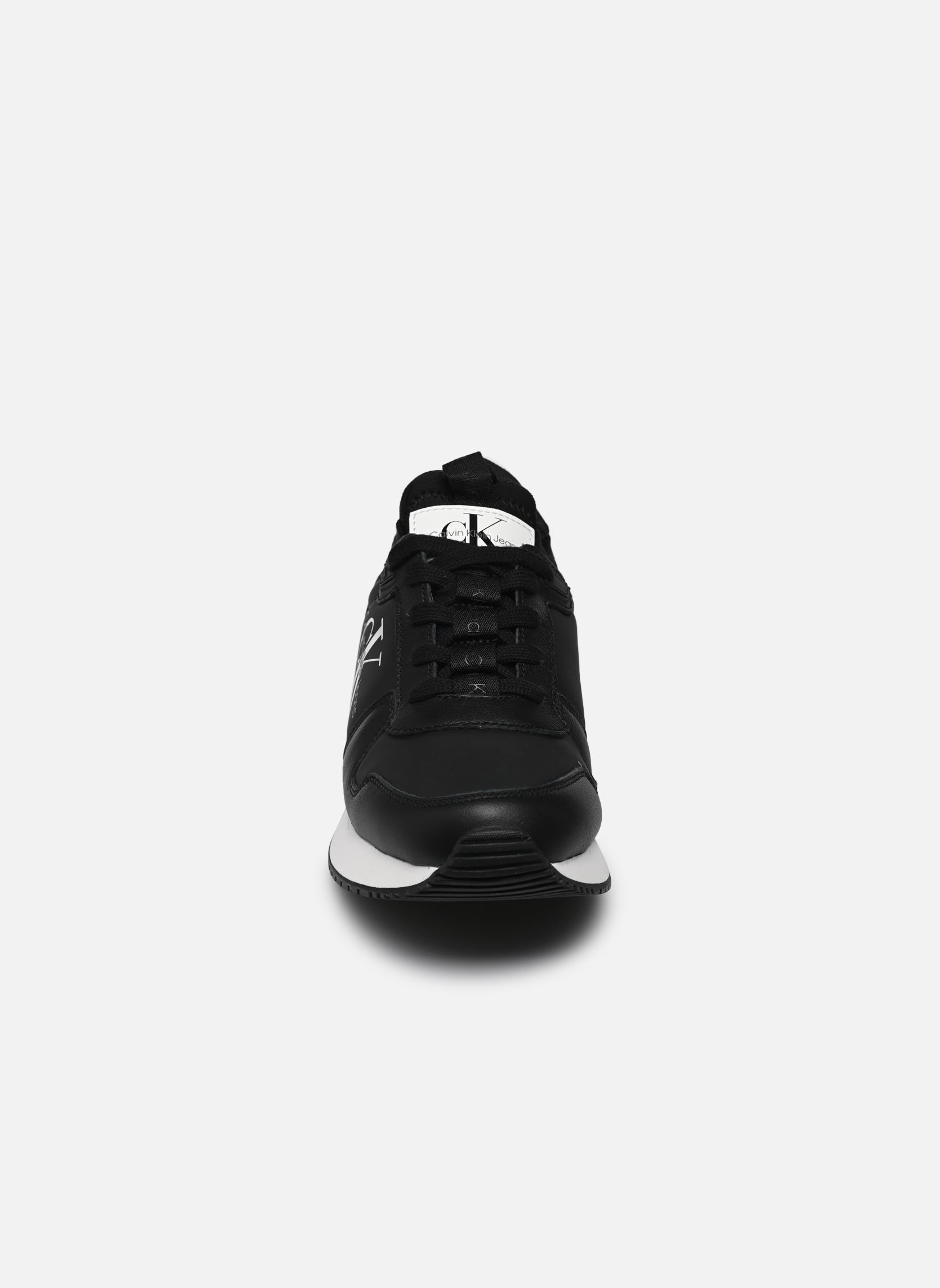Sneaker Runner Sock Laceup M damen schwarz Calvin Klein Sneaker Runner Sock Laceup M damen schwarz BLACK/BRIGHT WHITE