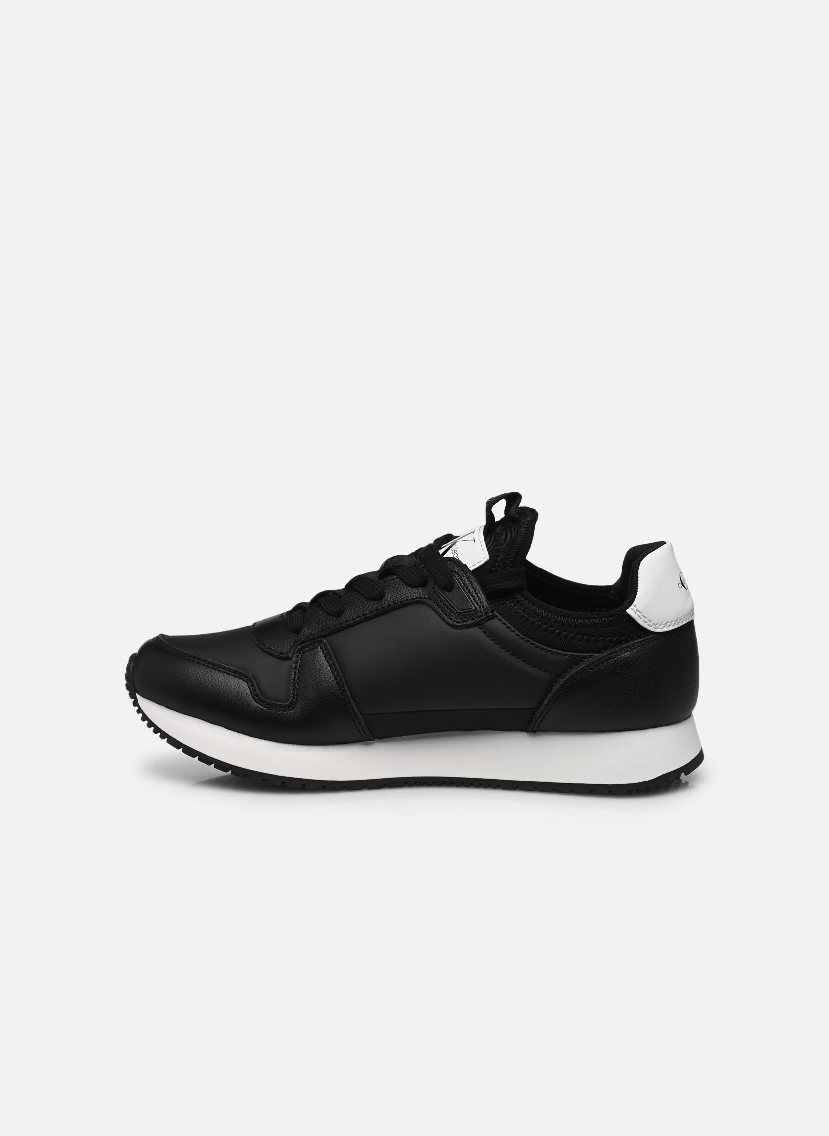 Sneaker Runner Sock Laceup M damen schwarz Calvin Klein Sneaker Runner Sock Laceup M damen schwarz BLACK/BRIGHT WHITE